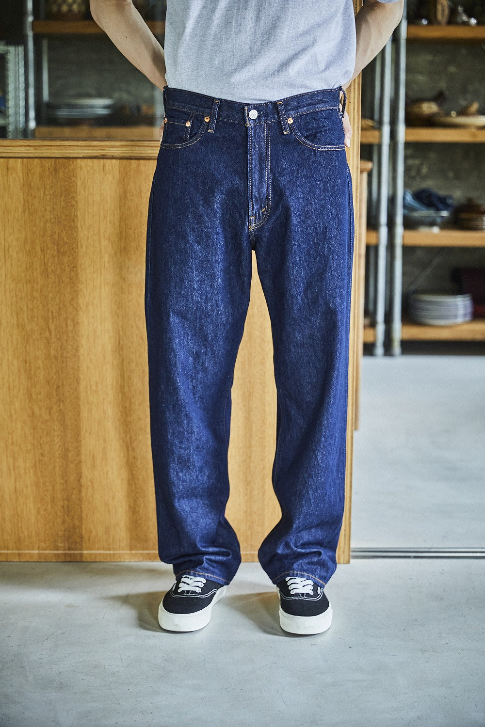 101 Dad Fit Denim Jeans - One Wash