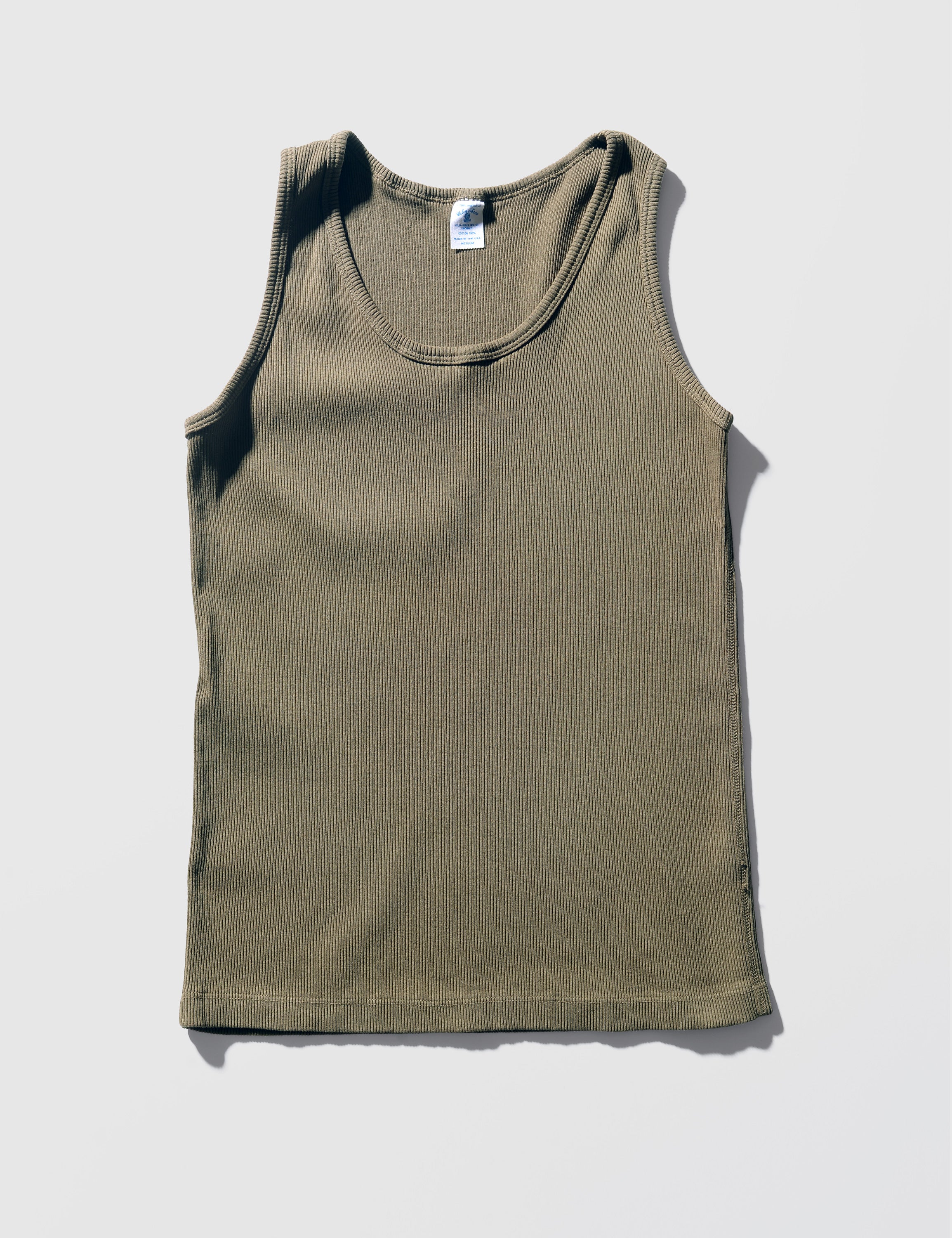 One Pack Ribbed Tank