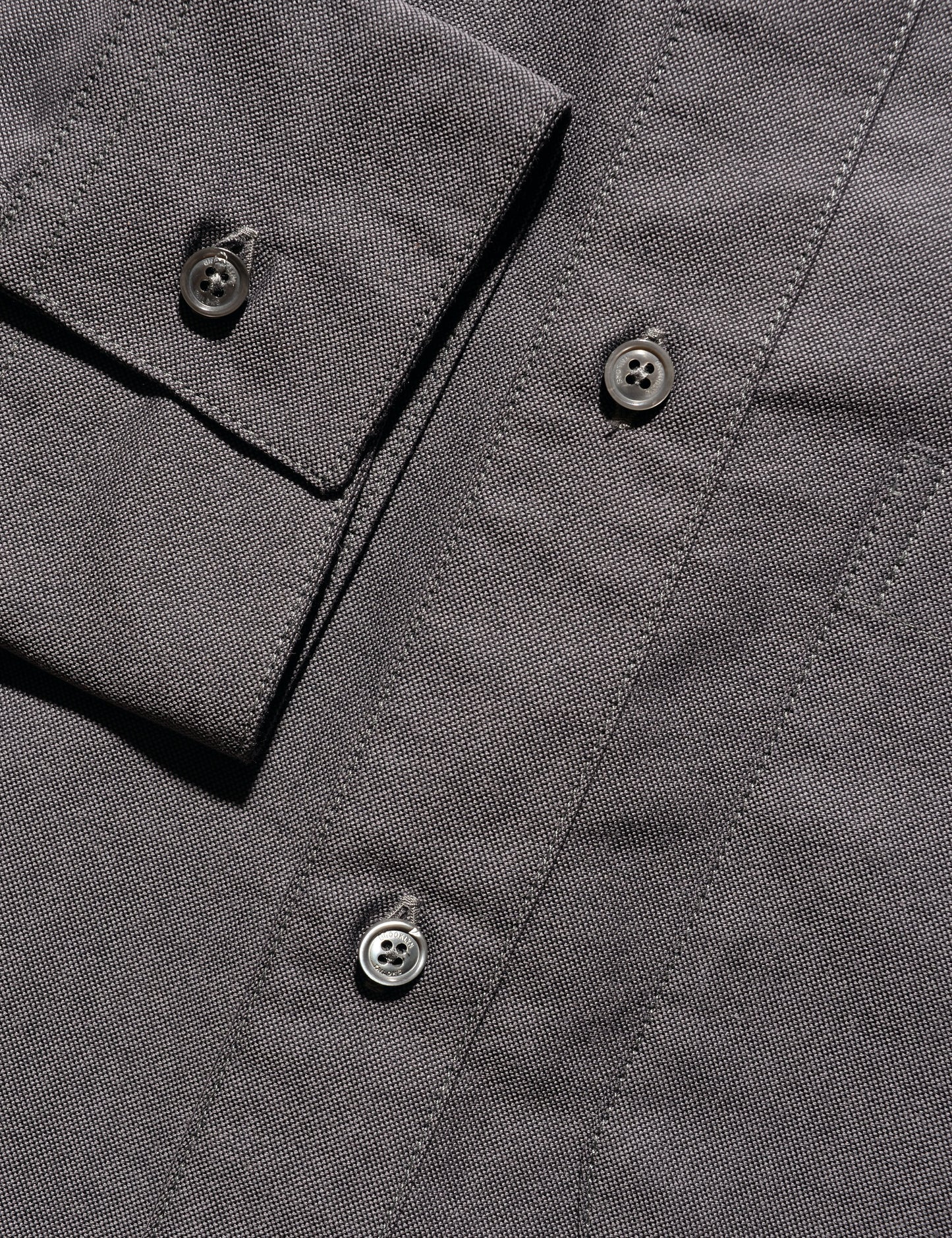 BKT14 Relaxed Shirt in Oxford - Charcoal