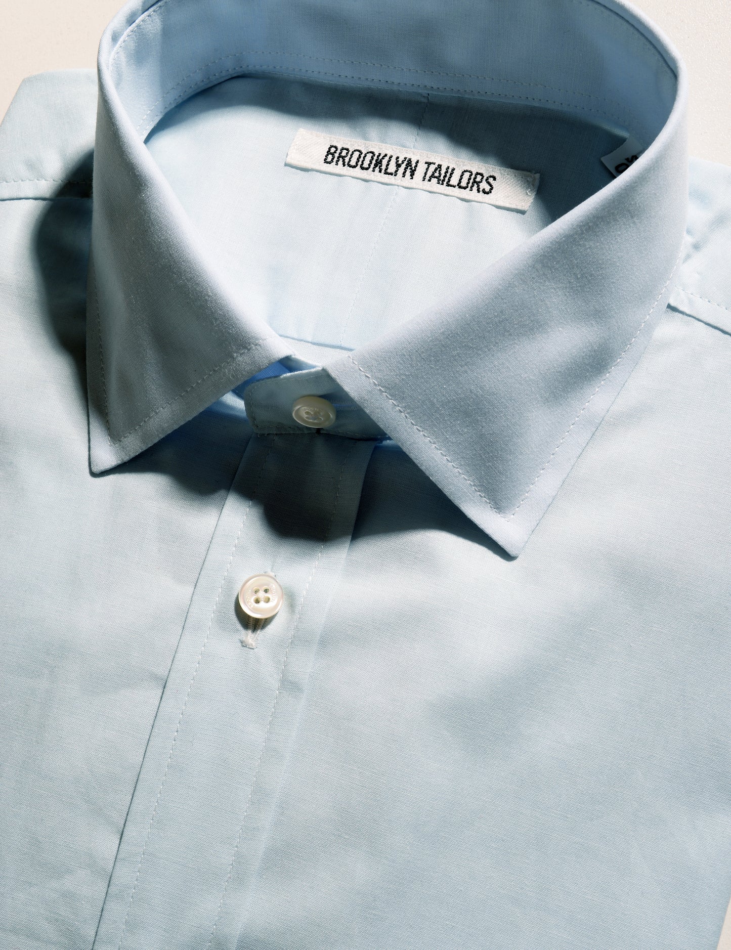 BKT20 Slim Dress Shirt in Lightweight Plainweave - Seafoam
