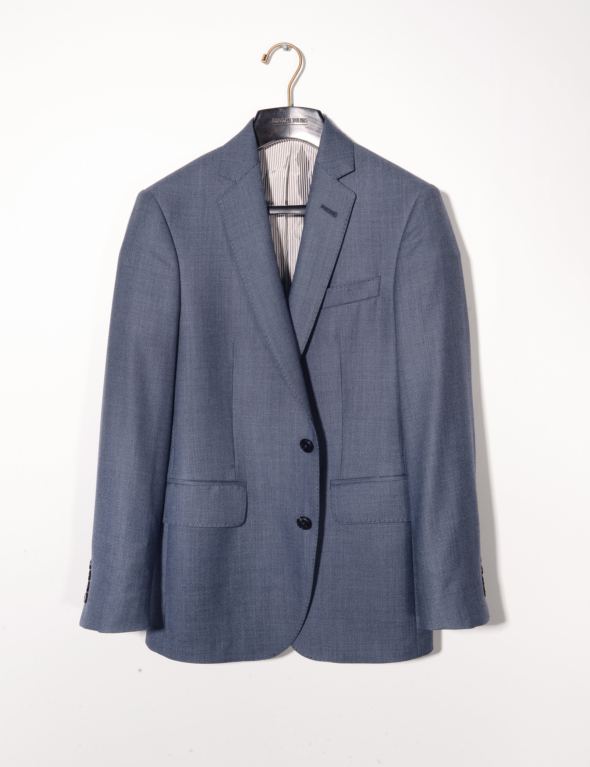 FINAL SALE BKT50 Tailored Jacket Birdseye Weave Steel
