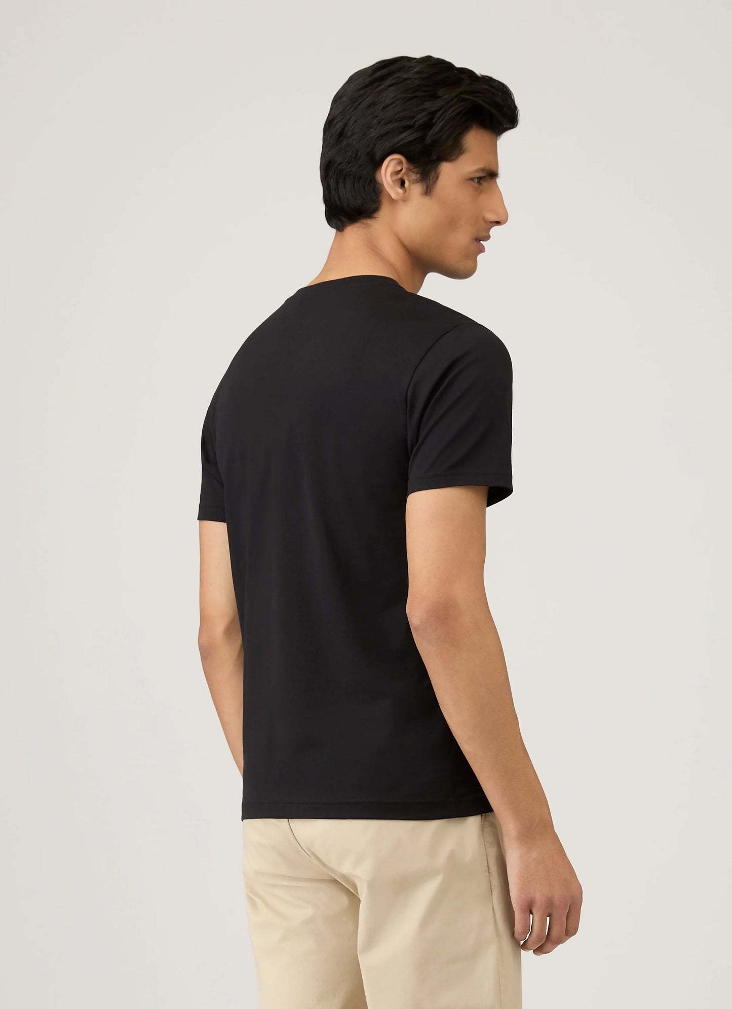 Riviera Midweight T-Shirt in Black
