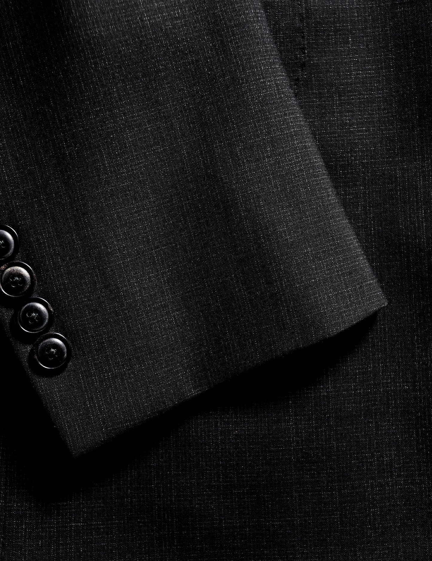 FINAL SALE: BKT50 Tailored Jacket in Super 130s Plainweave - Black Dusk