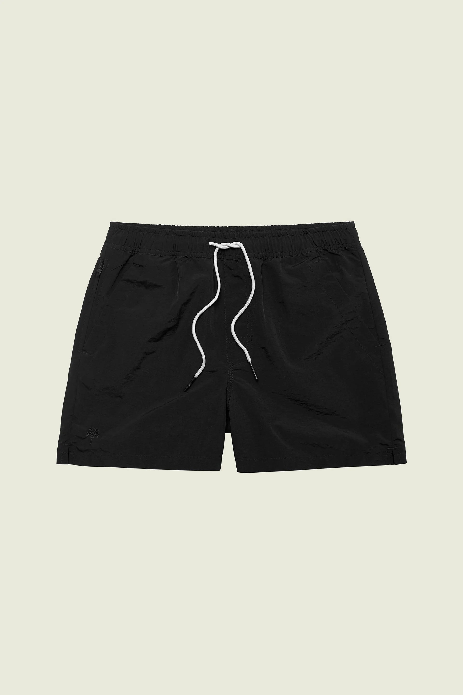 FINAL SALE: Black Nylon Swim Shorts