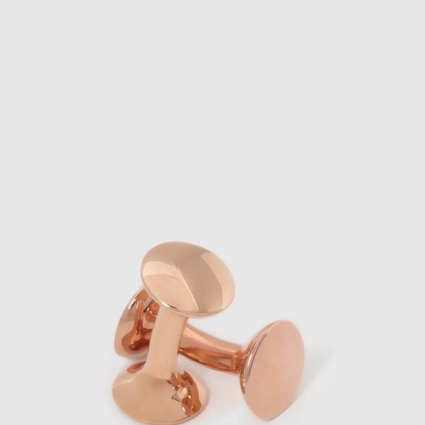 Bow Cufflinks in 18 Carat Rose Gold
