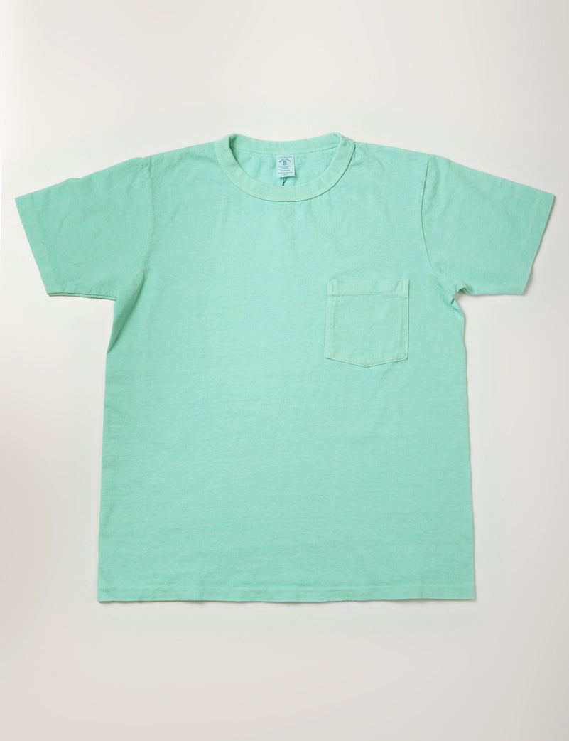 FINAL SALE: Pigment Pocket Tee in Seafoam