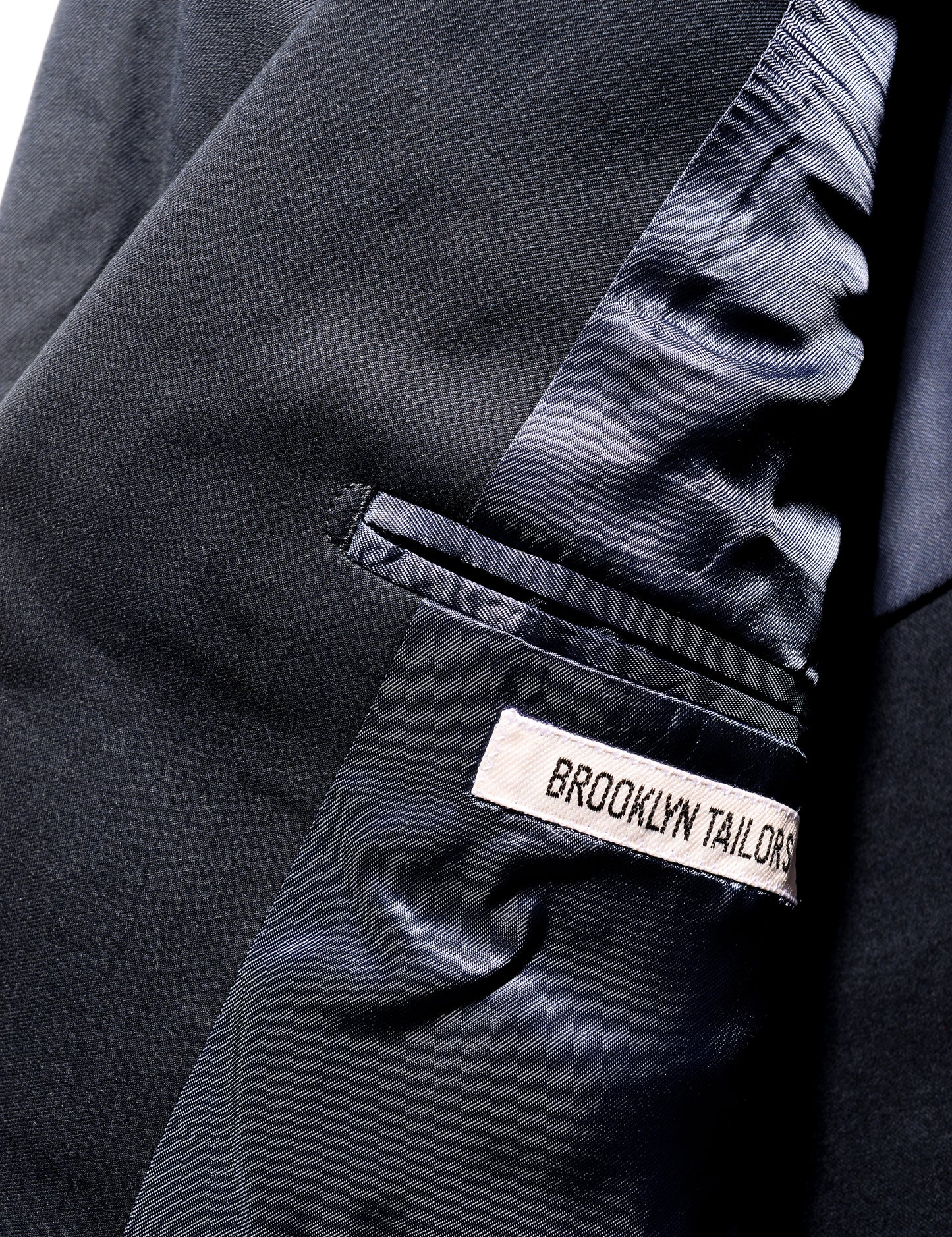 BKT35 Unstructured Jacket in Italian Cotton Twill - Marine Blue