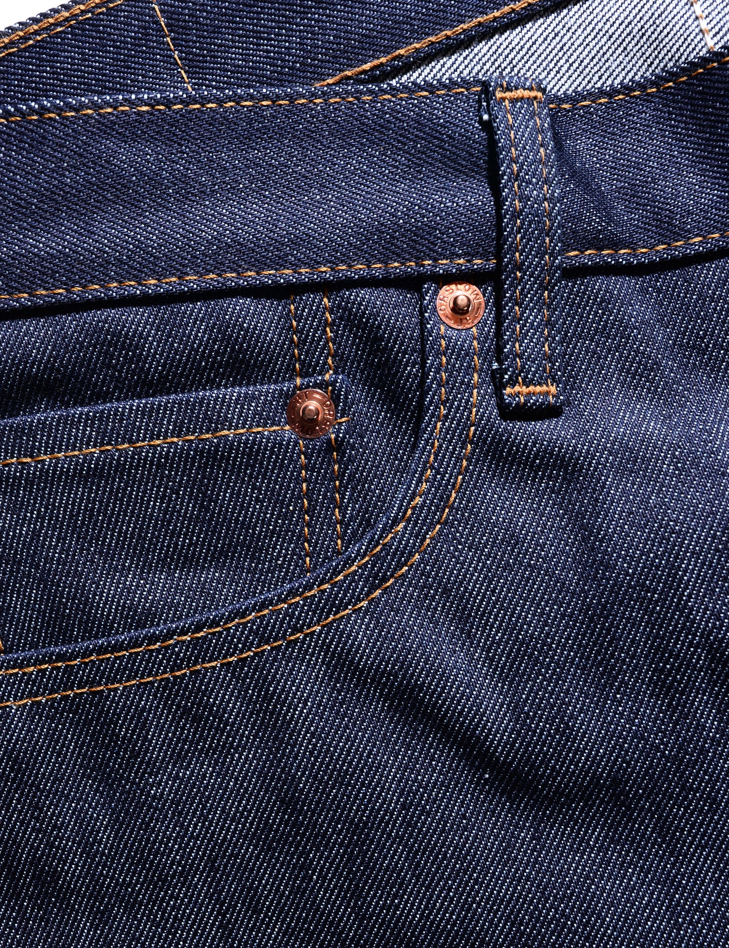 101 Dad Fit Selvedge Denim Jeans - Raw Denim