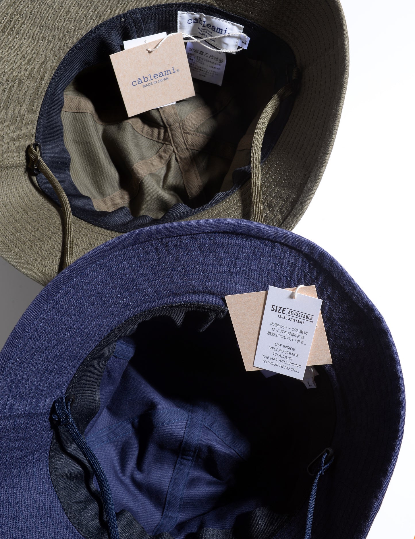Bucket Hat with Removable Strap - Navy