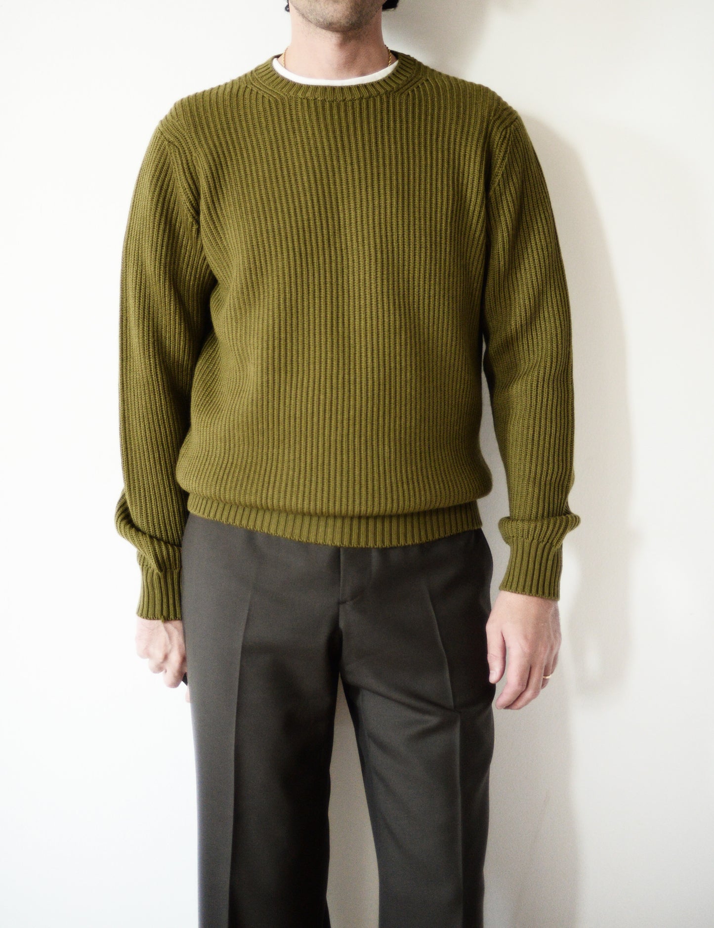 Fisherman Crewneck - Chromium Green