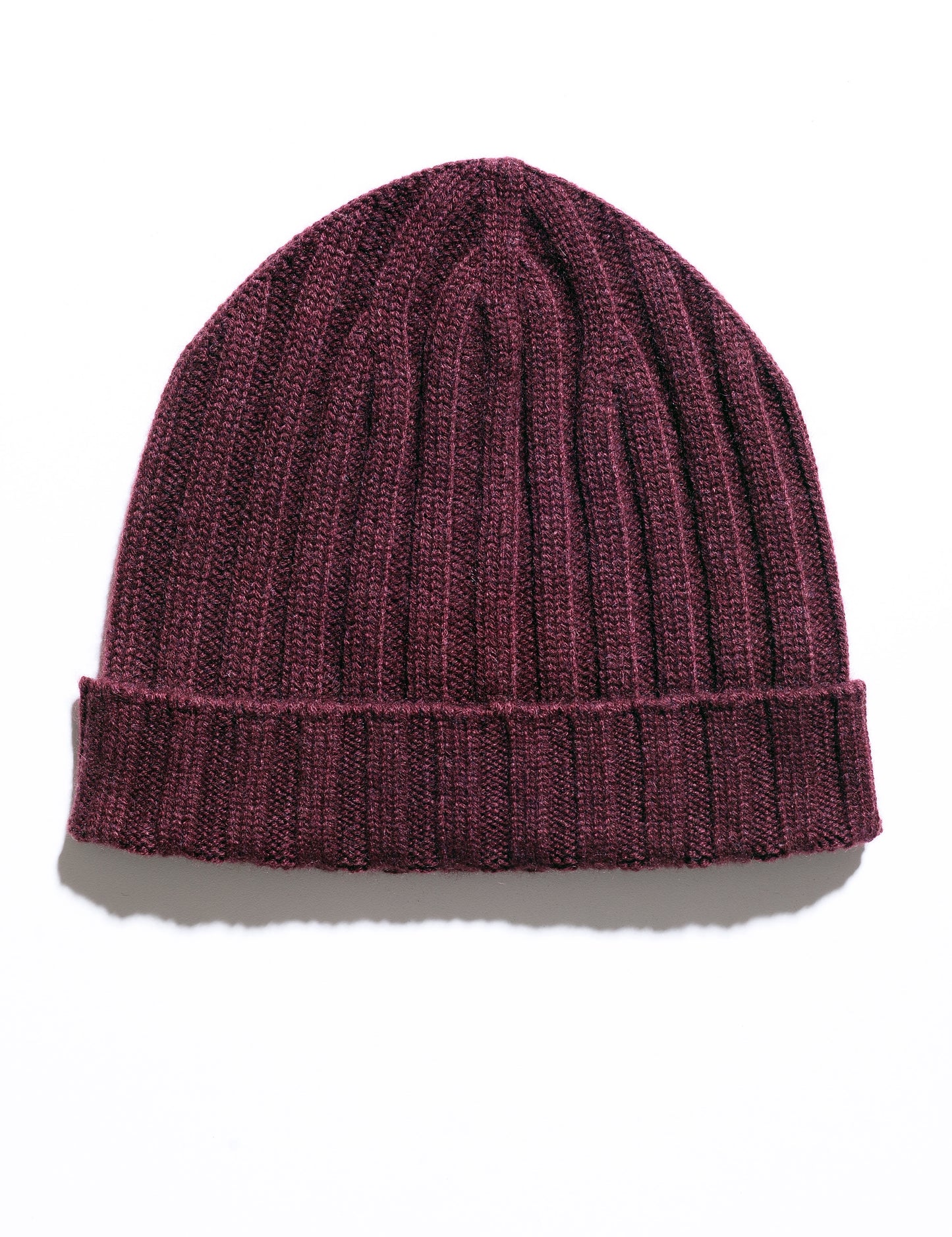 Ribbed Cashmere Beanie - Pinot