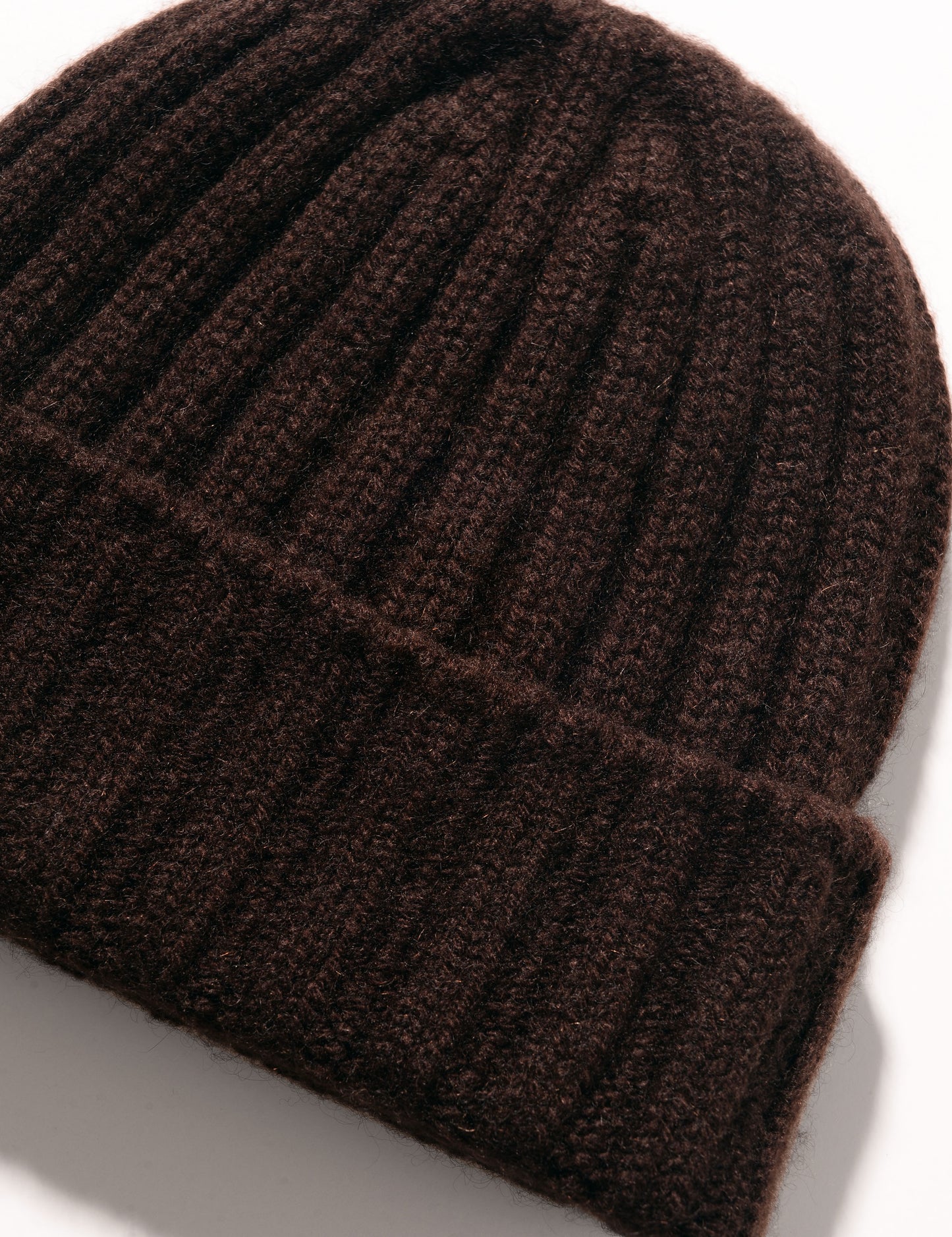 Cashmere Beanie - Brown