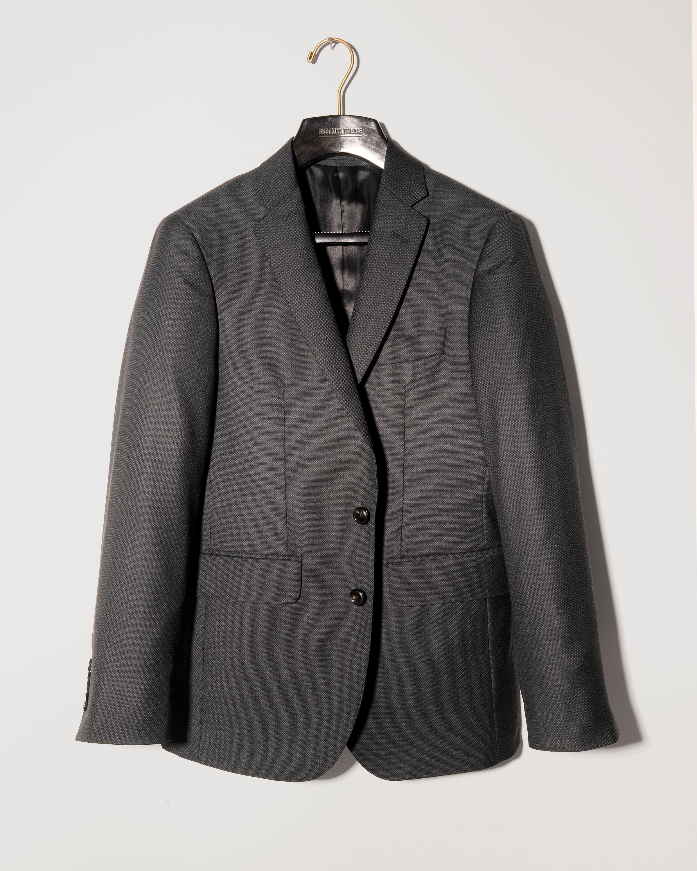 BKT50 Tailored Jacket in Super 130s Nailhead - Black Oxide