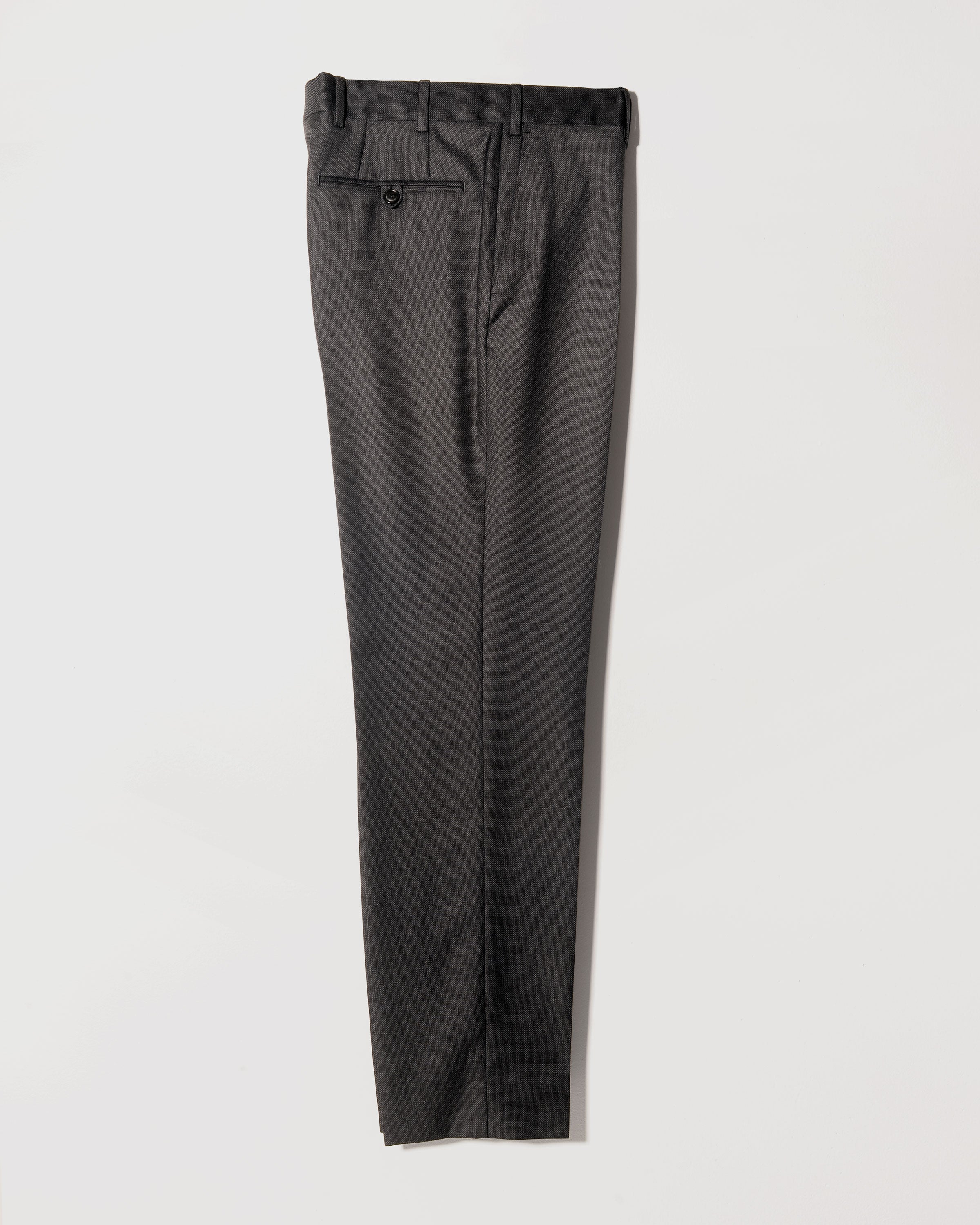 BKT50 Tailored Trousers Super 130s Nailhead Oxide