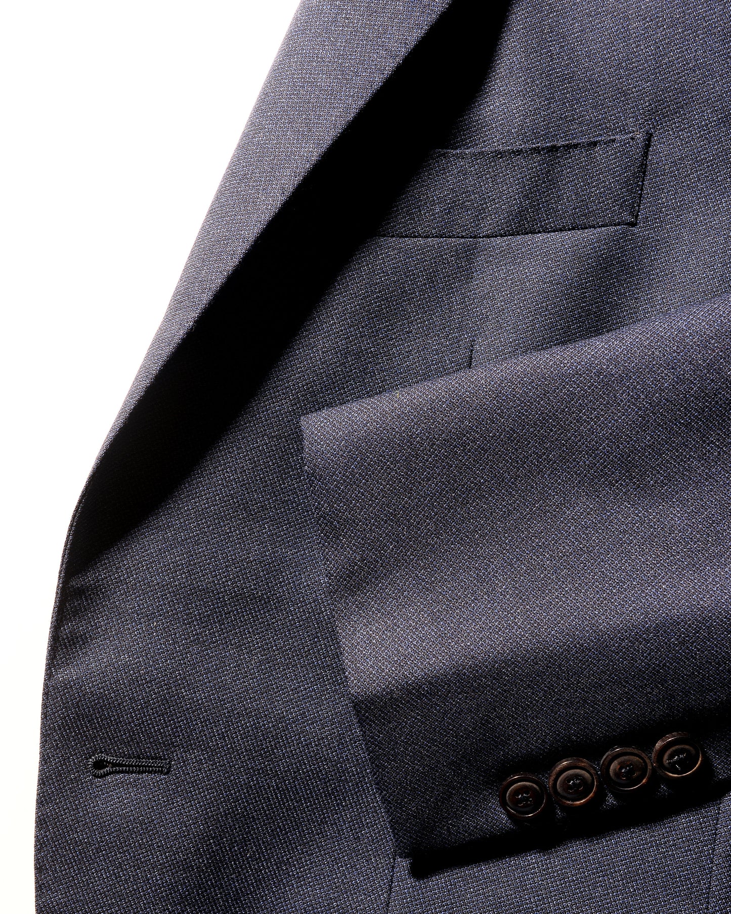 BKT50 Tailored Jacket in Super 130s Twill - Marled Midnight