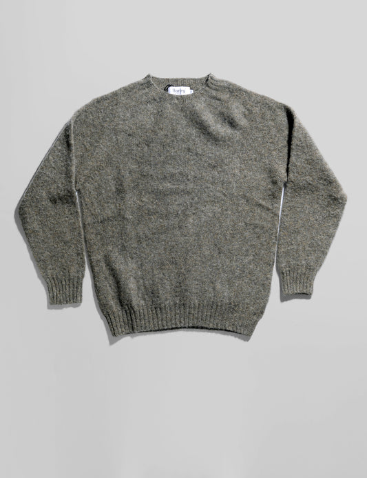 Classic Fit Shaggy Shetland Sweater - Fossil