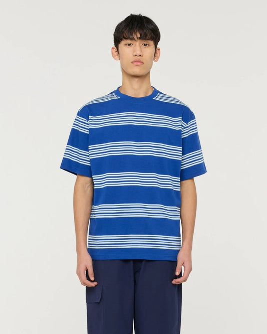 Haruto Cotton T-Shirt - Cobalt