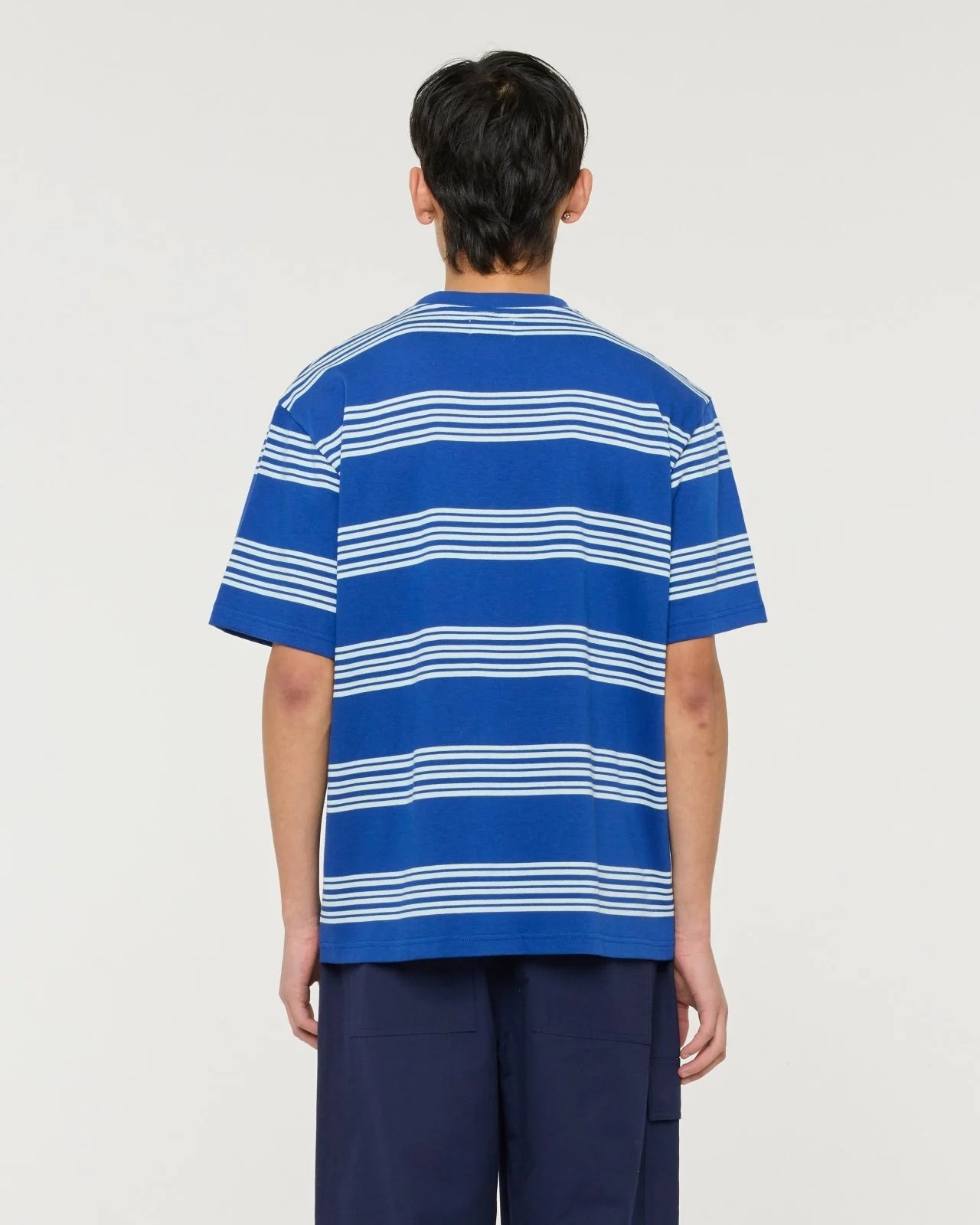 Haruto Cotton T-Shirt - Cobalt