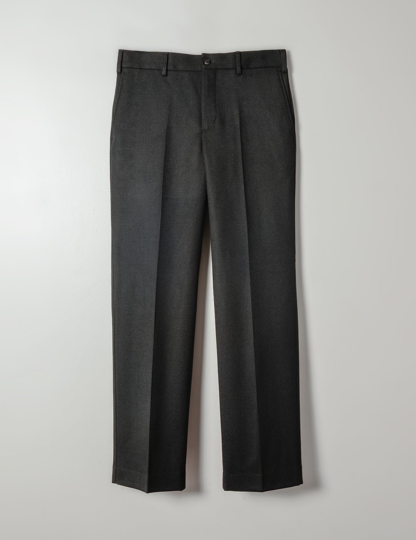FINAL SALE: BKT36 Straight Leg Trouser in Barathea Wool - Black