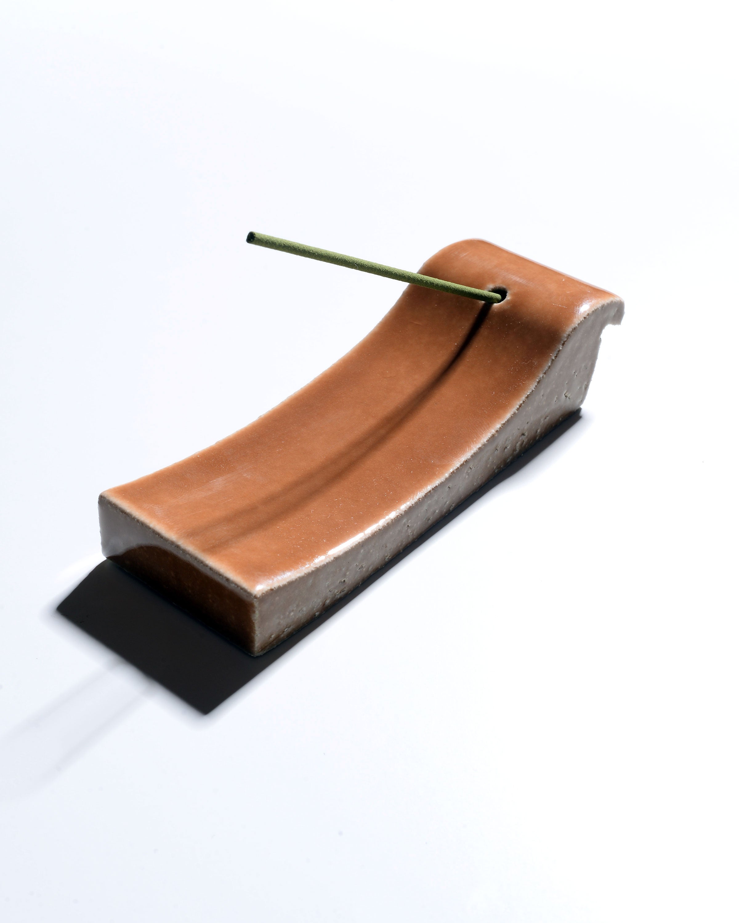Ceramic Incense Stand Terracotta