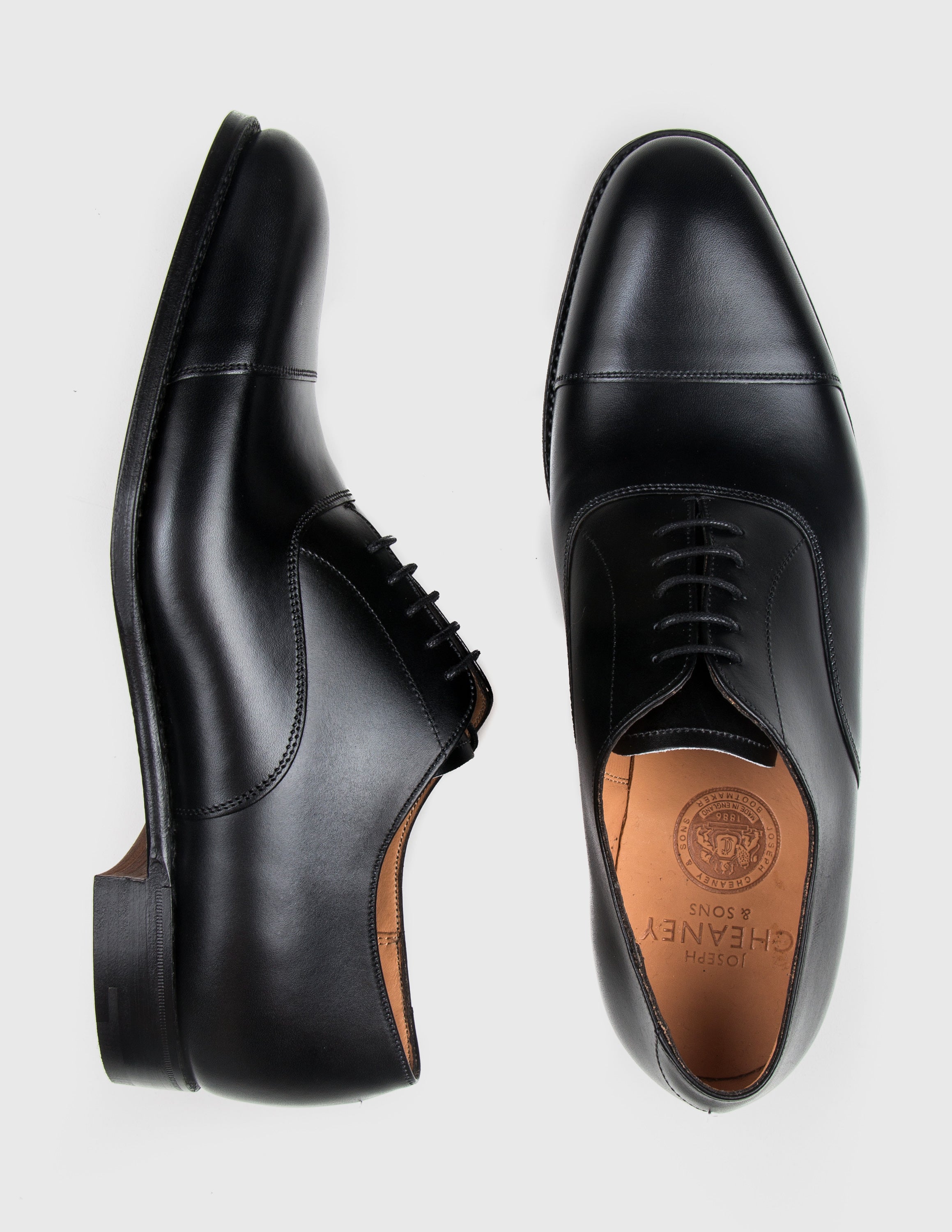 cheaney dress shoes CAP Toe Oxfords JOSEPH English Leather Oxford Cap Toe Shoes Made in England Gentleman Trotters Rockabilly Swing Shoes Size 8.5 opt for Kelly classic patent leather dress shoe by Cheaney Joseph Cheaney Alfred Cap Toe