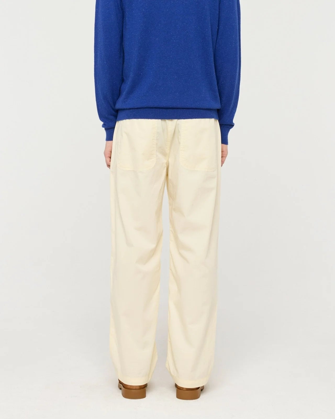 Maru Cotton Pants - Ecru