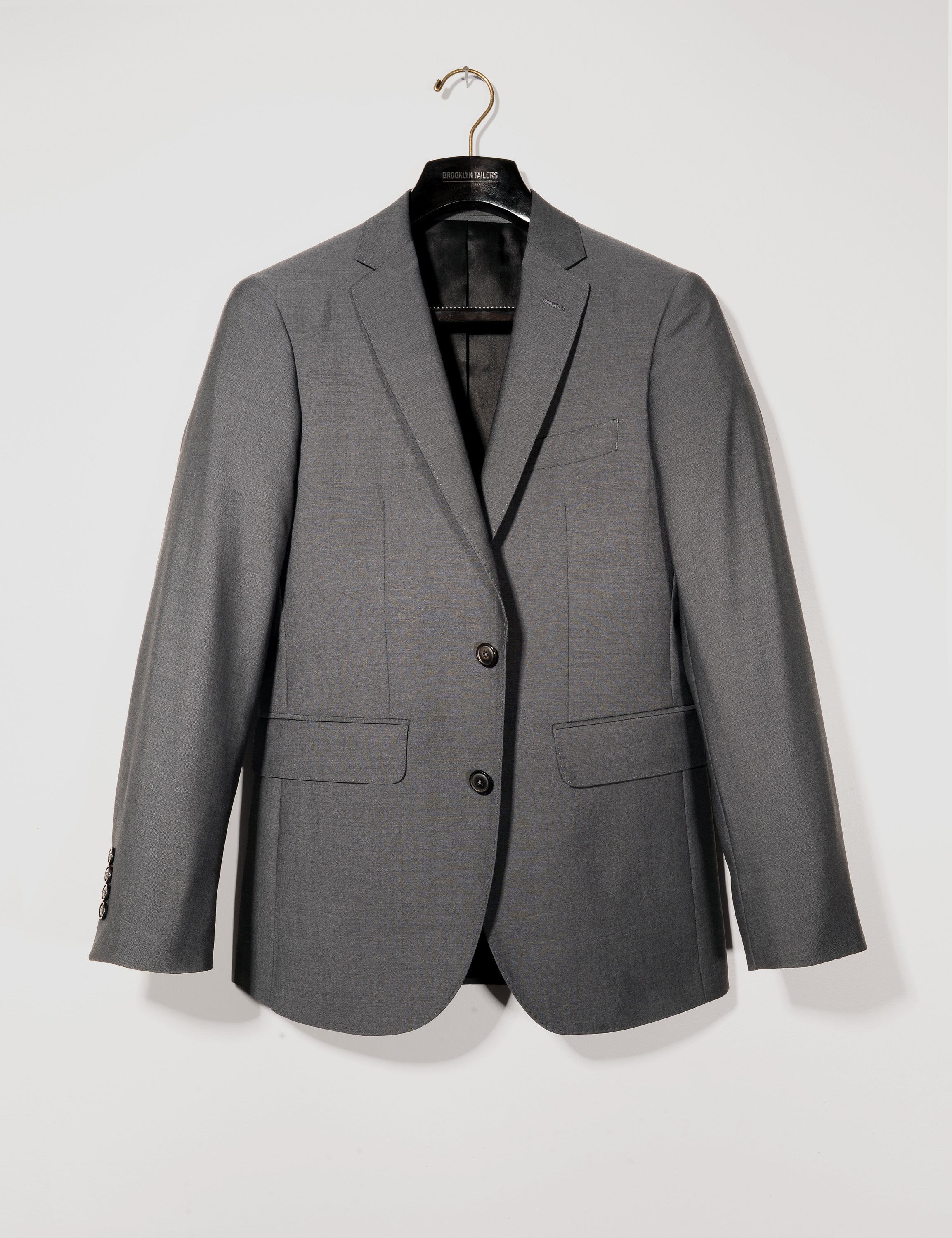 BKT50 Tailored Jacket Wool Mohair Plainweave Gunmetal