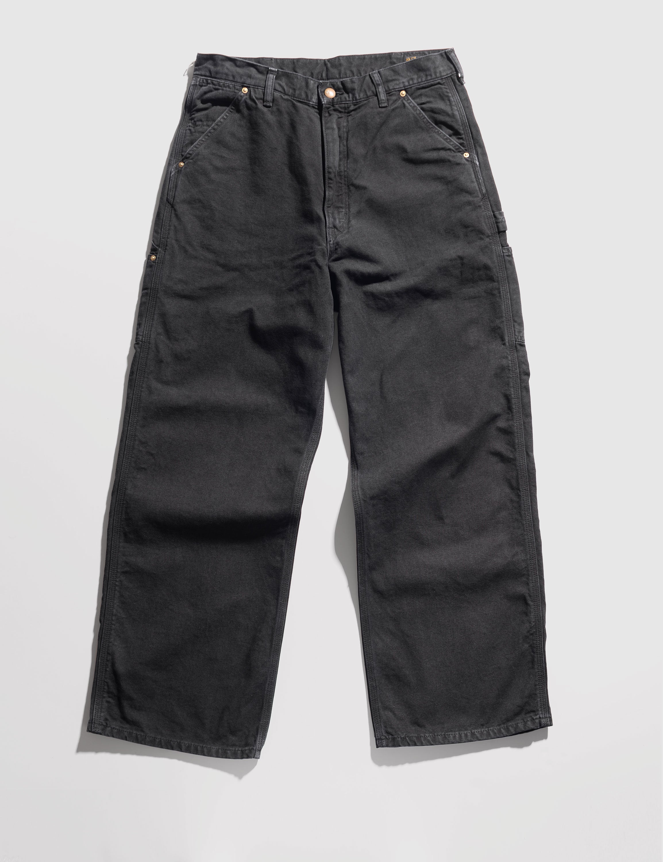 Dad Fit Oxford Painter Pants - Black – Brooklyn Tailors