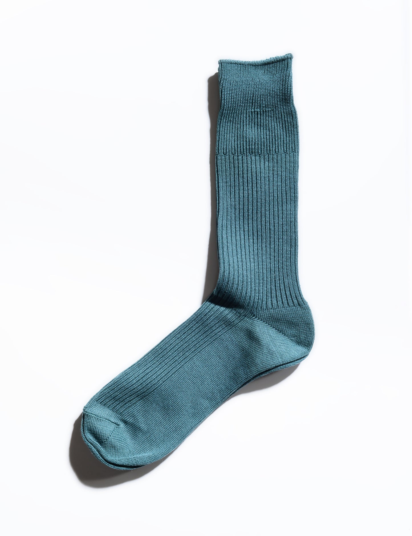 Full length shot of Anonymous Ism Brilliant Crew Socks - Triton Green