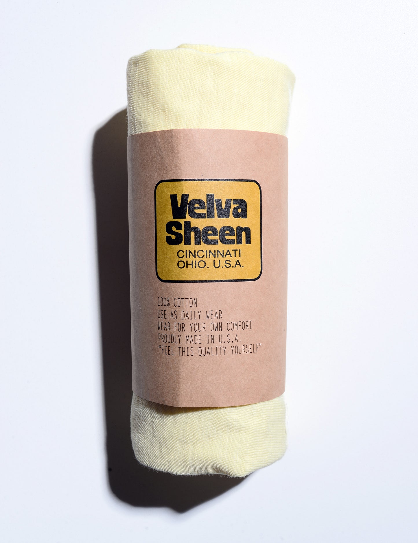 Crewneck T-Shirt in Sunshine