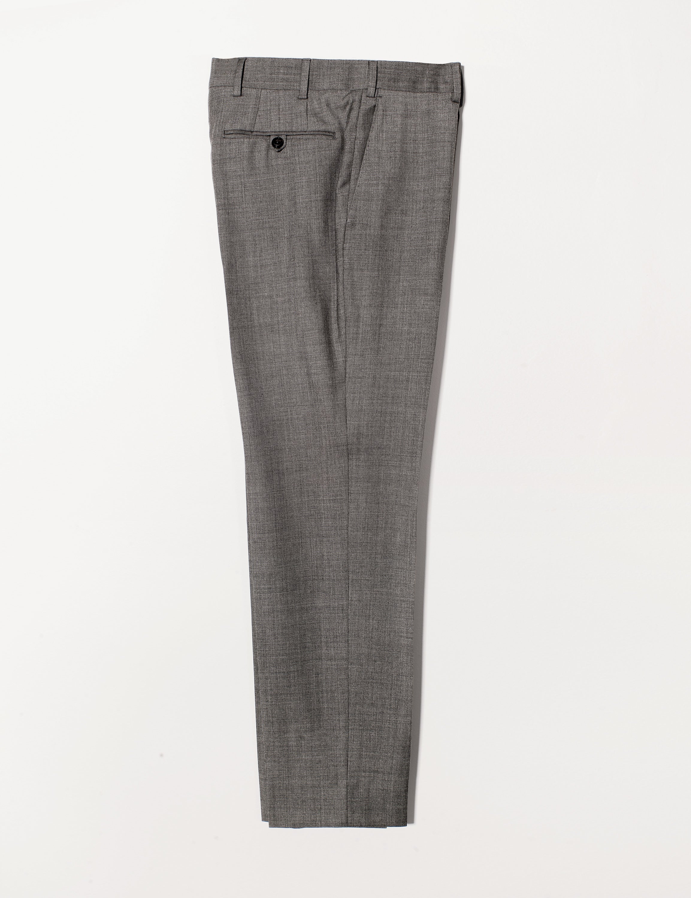 BKT50 Tailored Trousers Wool Sharkskin Salt Pepper