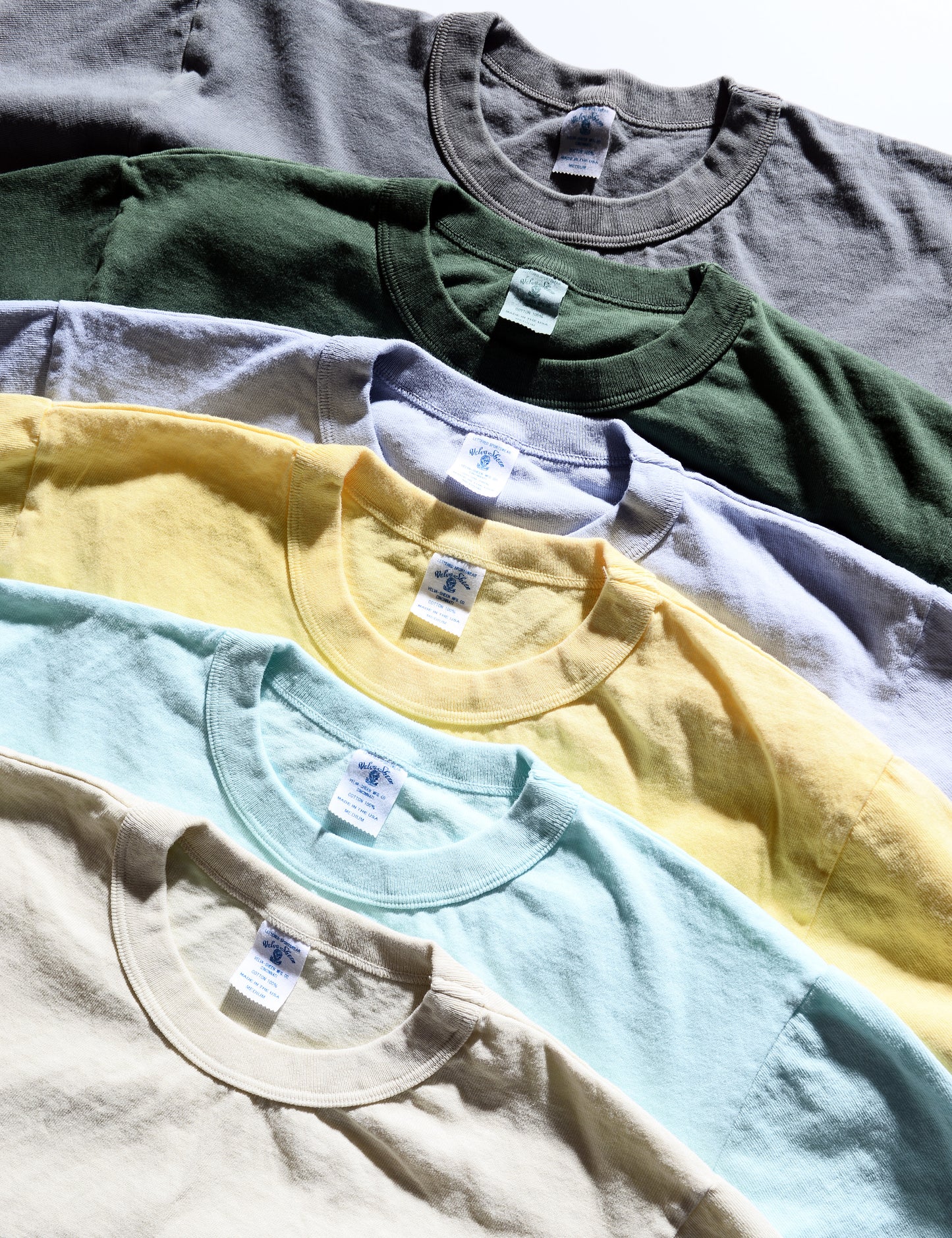 Pigment-Dyed Pocket Tee in Turquoise