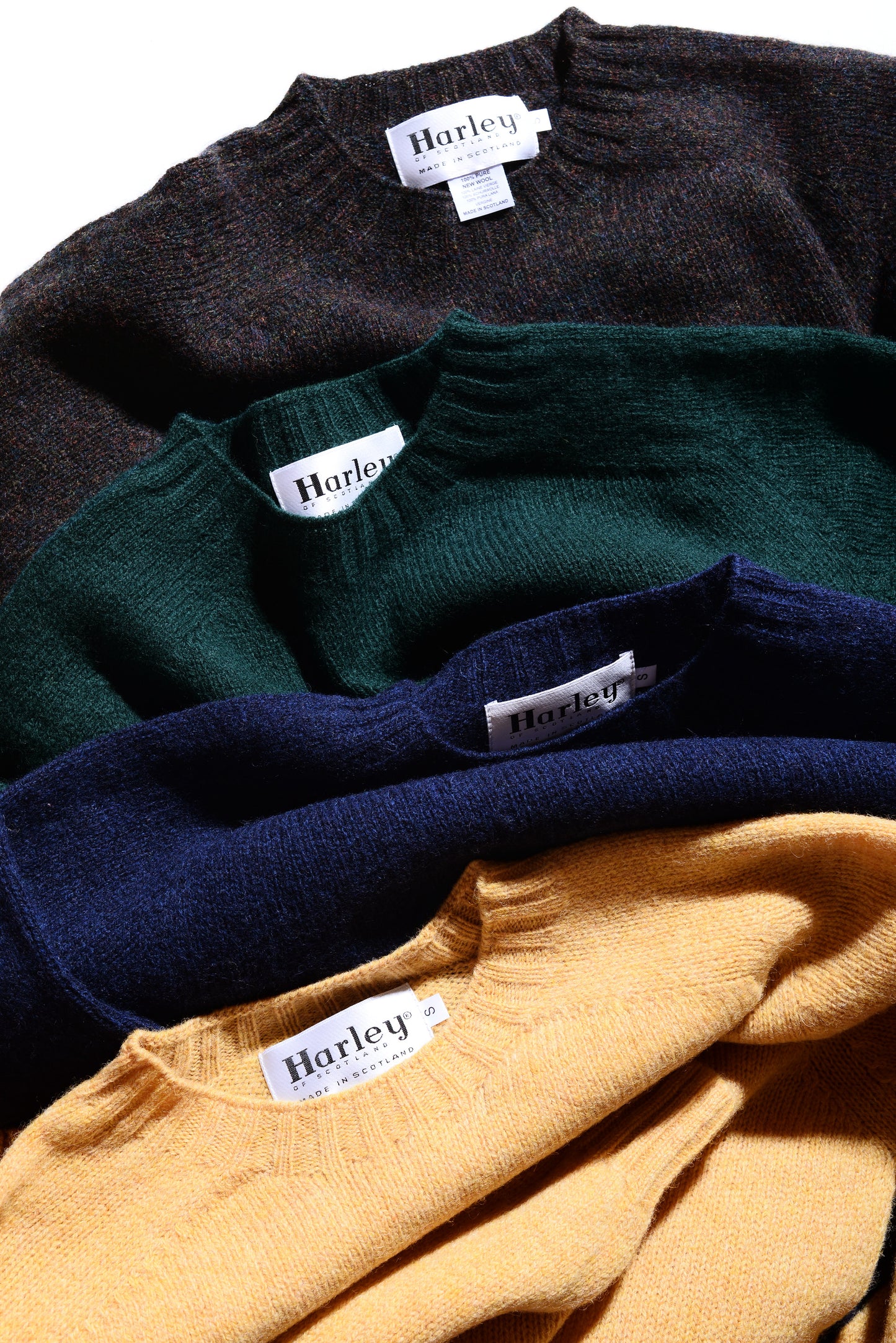 Slim-Fit Shetland Sweater - Night