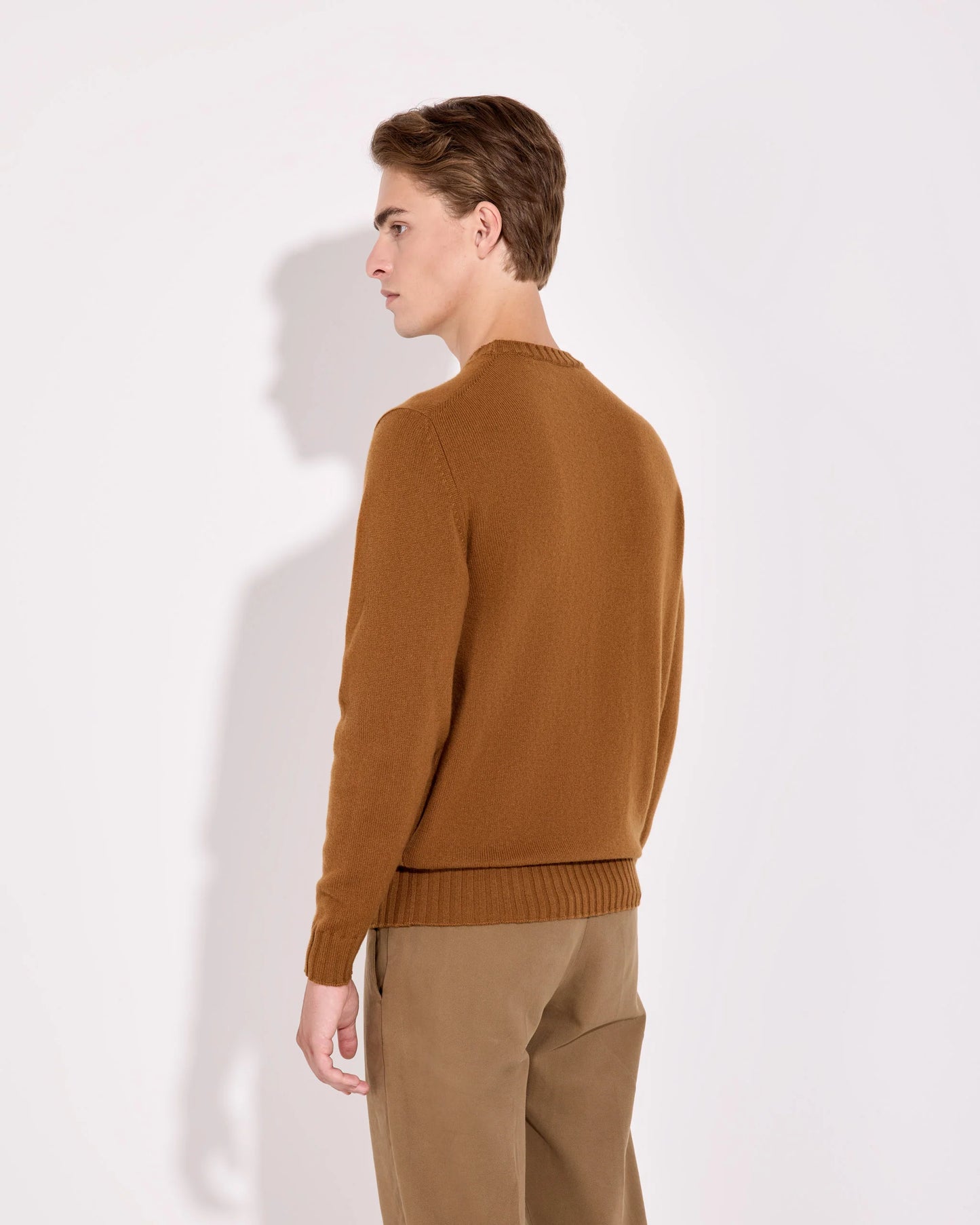 Sturdy Merino Crewneck Sweater - Militaire Scuro