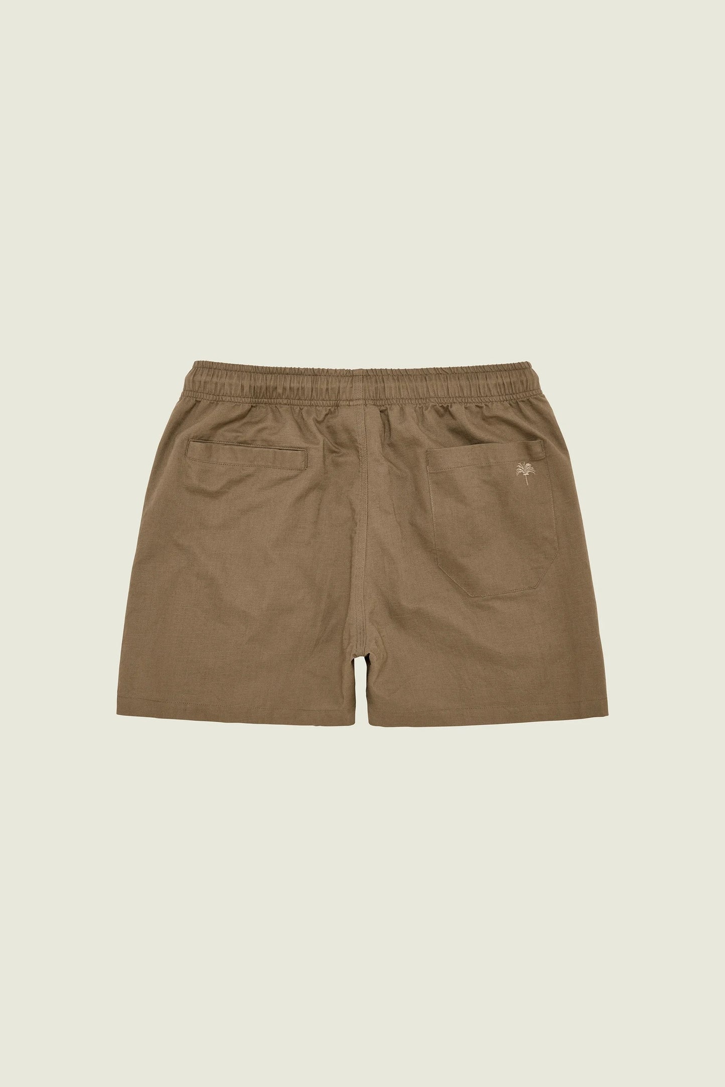 FINAL SALE: Taupe Linen Shorts