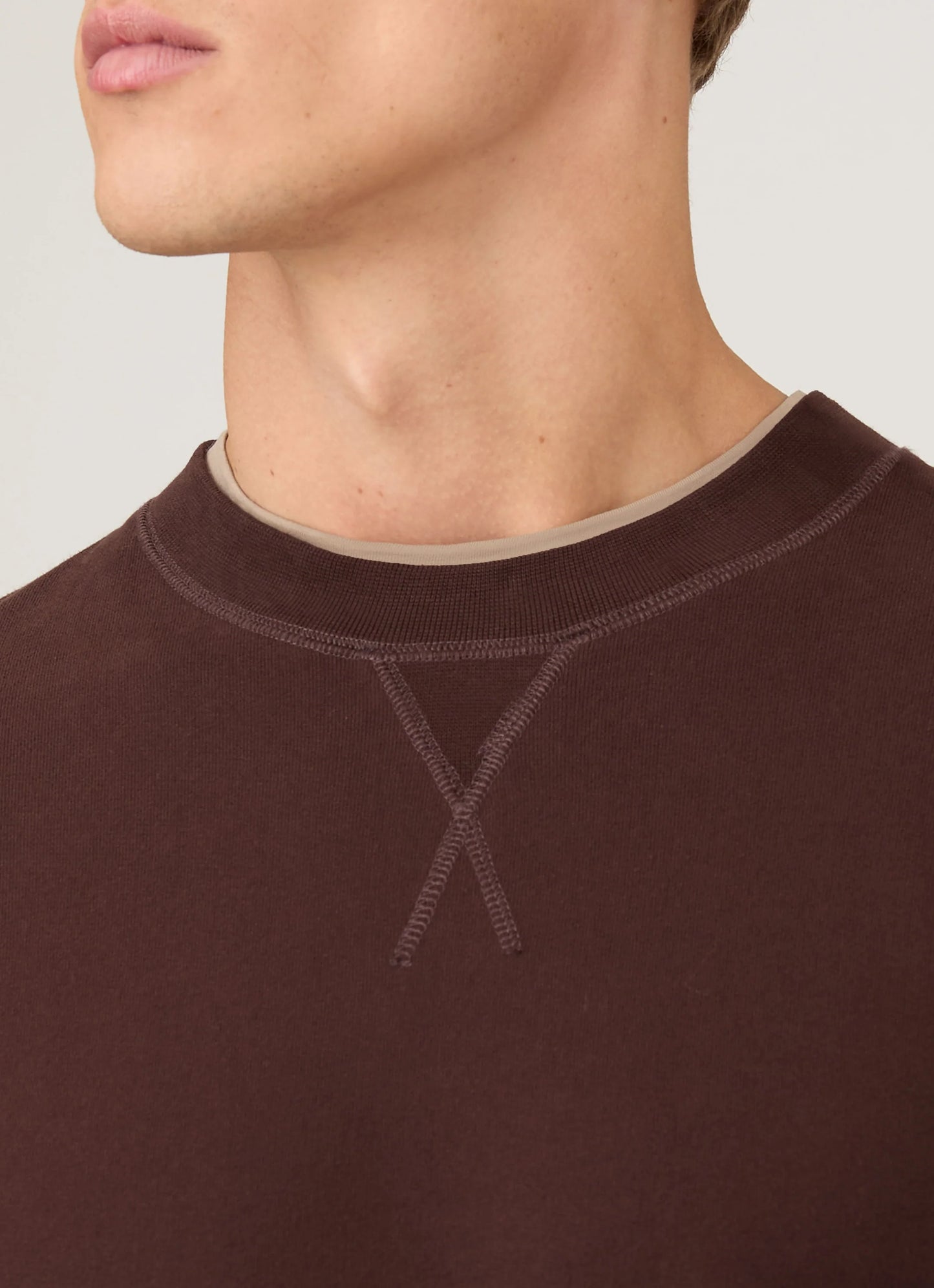 Loopback Sweatshirt in Truffle