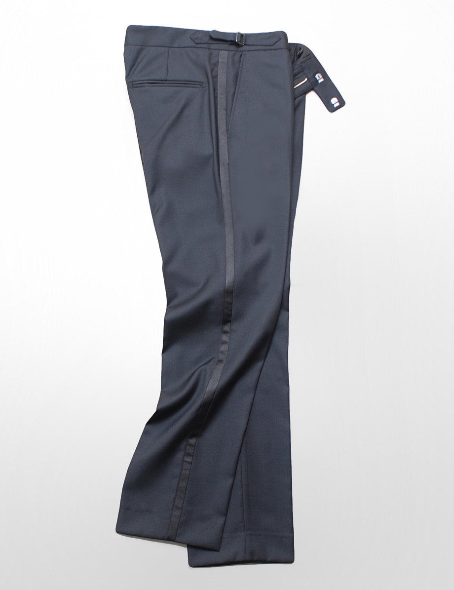 BKT50 Tuxedo Trouser Super 110s Satin Stripe
