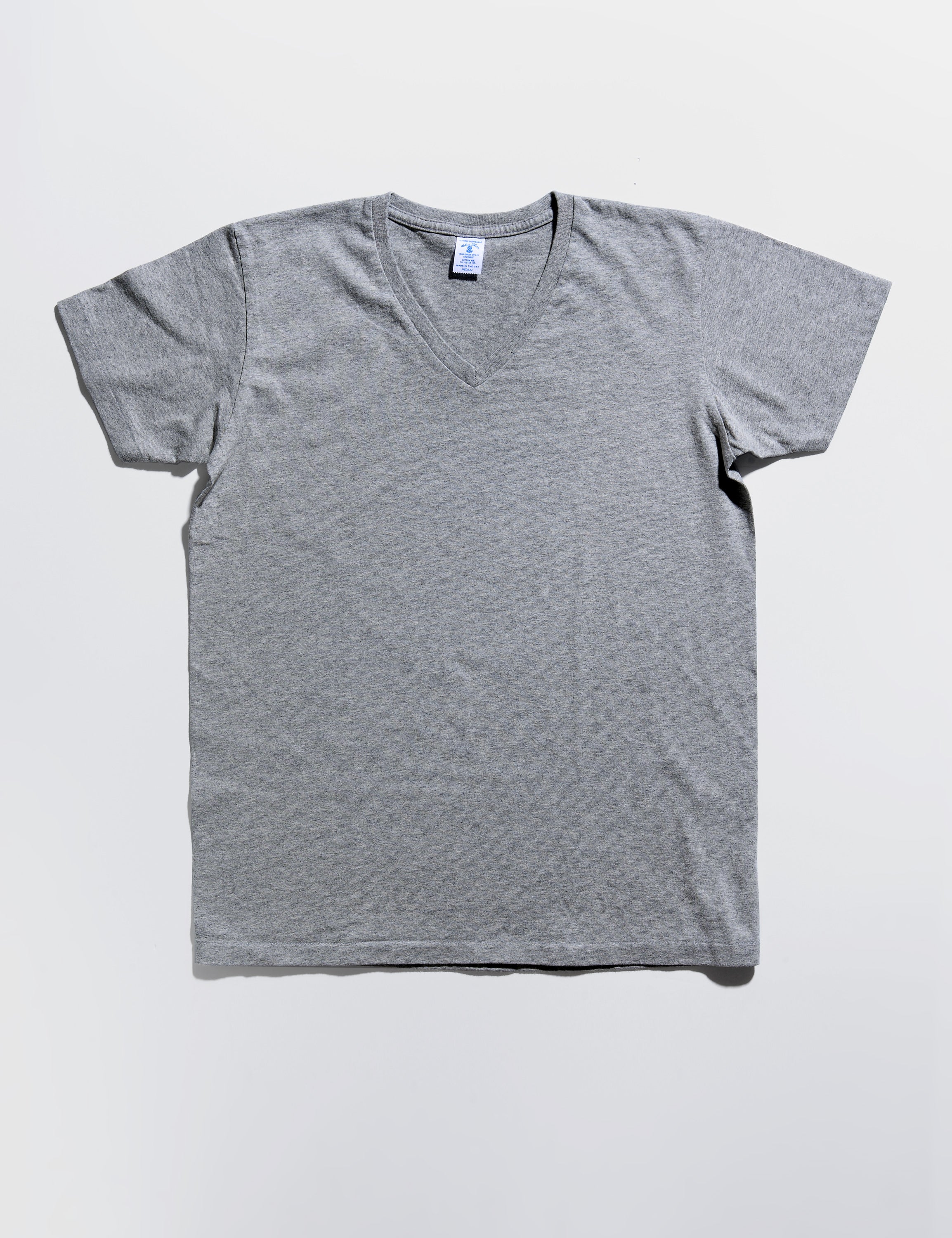 Heathered Knit V-Neck Tee