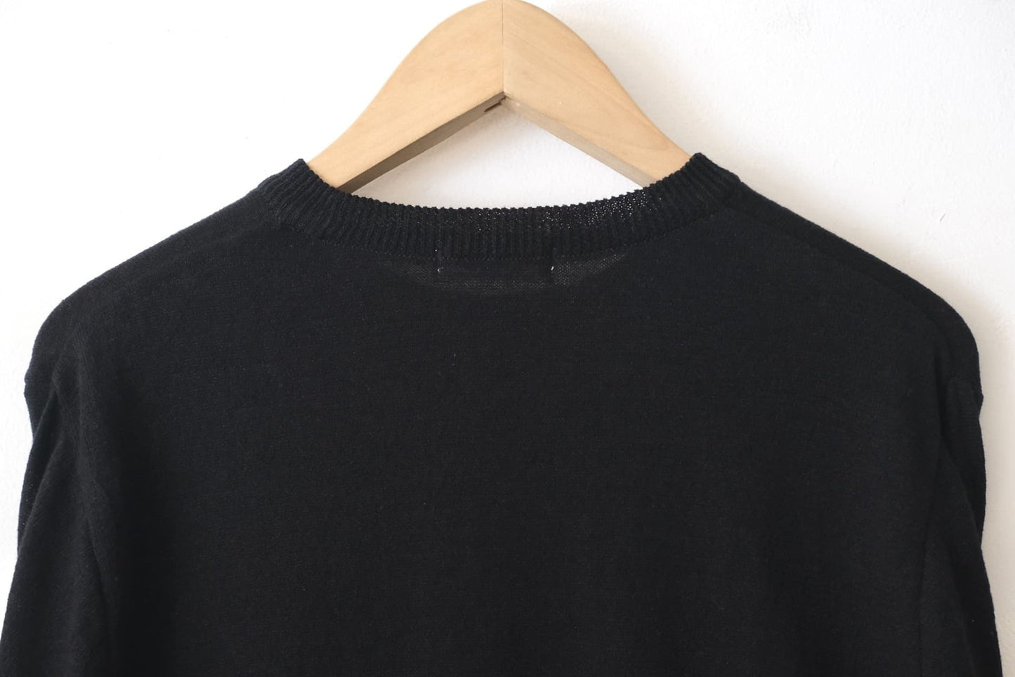 Cotton Linen Sweater - Black
