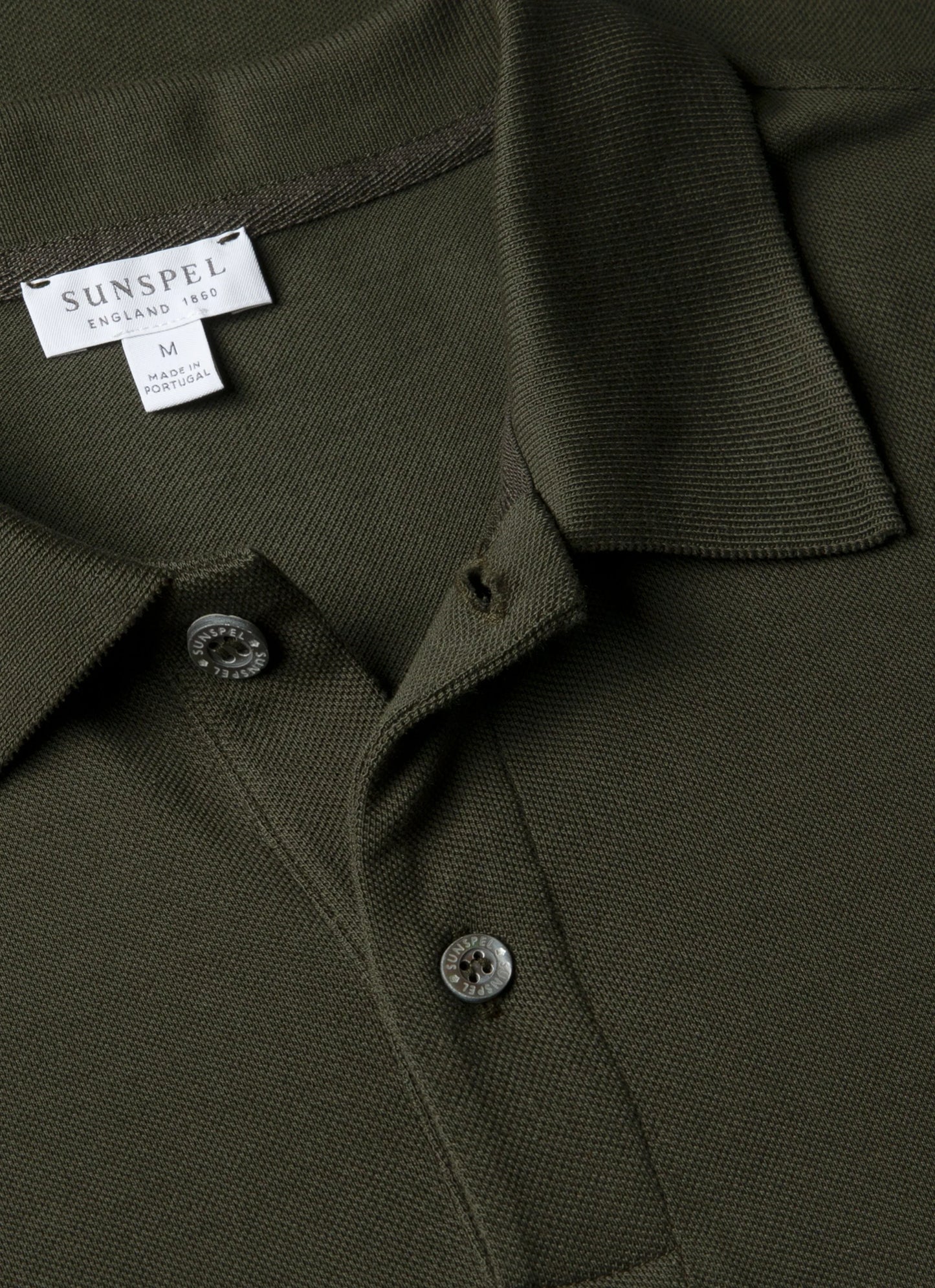 Short Sleeve Pique Polo - Forest Green