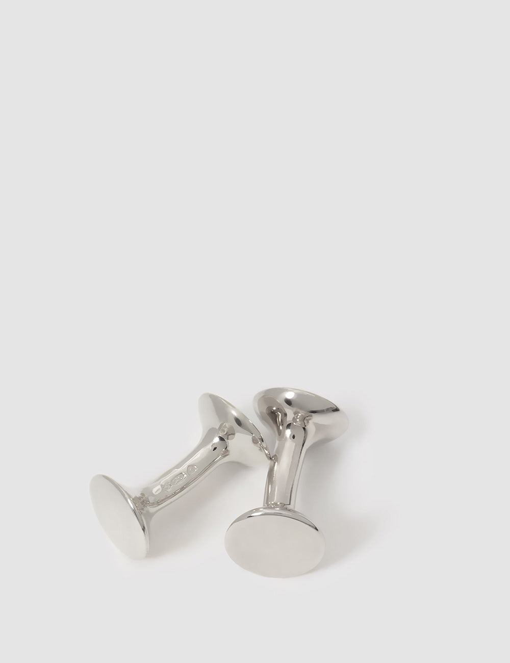 Bow Cufflinks Rhodium