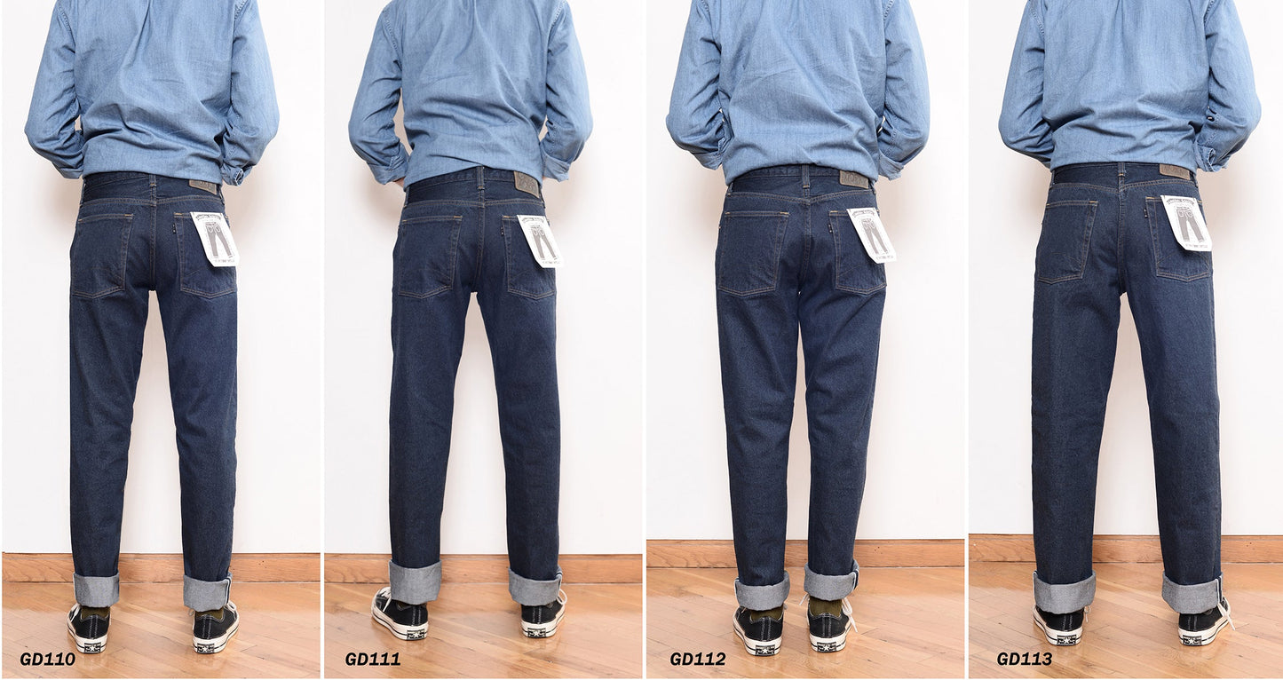 Glenn's Denim fit guide - back view