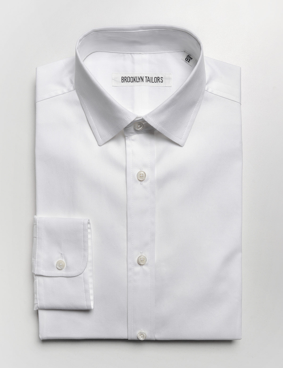 BKT20 Slim Dress Shirt in Pinpoint Oxford - White 05 BKT20 Slim Dress Shirt in Pinpoint Oxford - White 05