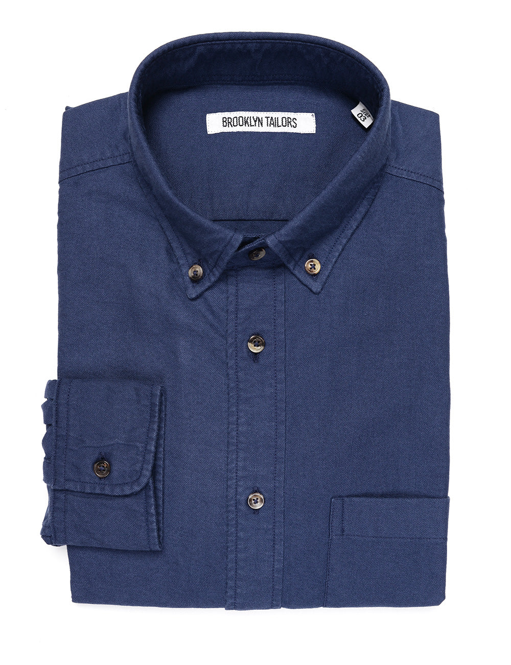 FINAL SALE BKT10 Slim Casual Shirt Classic Oxford Ink