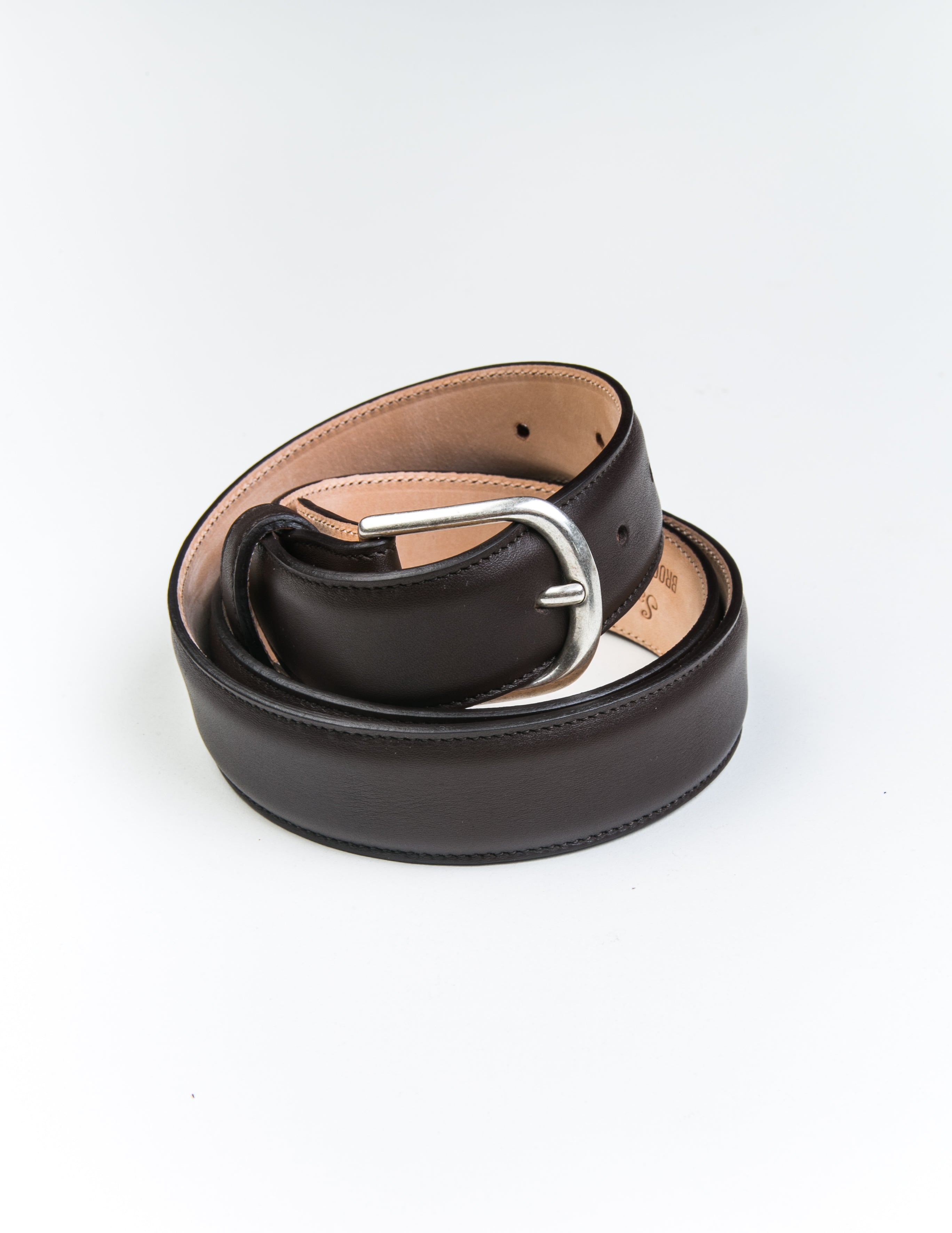 30mm Belt Smooth Leather Cacao