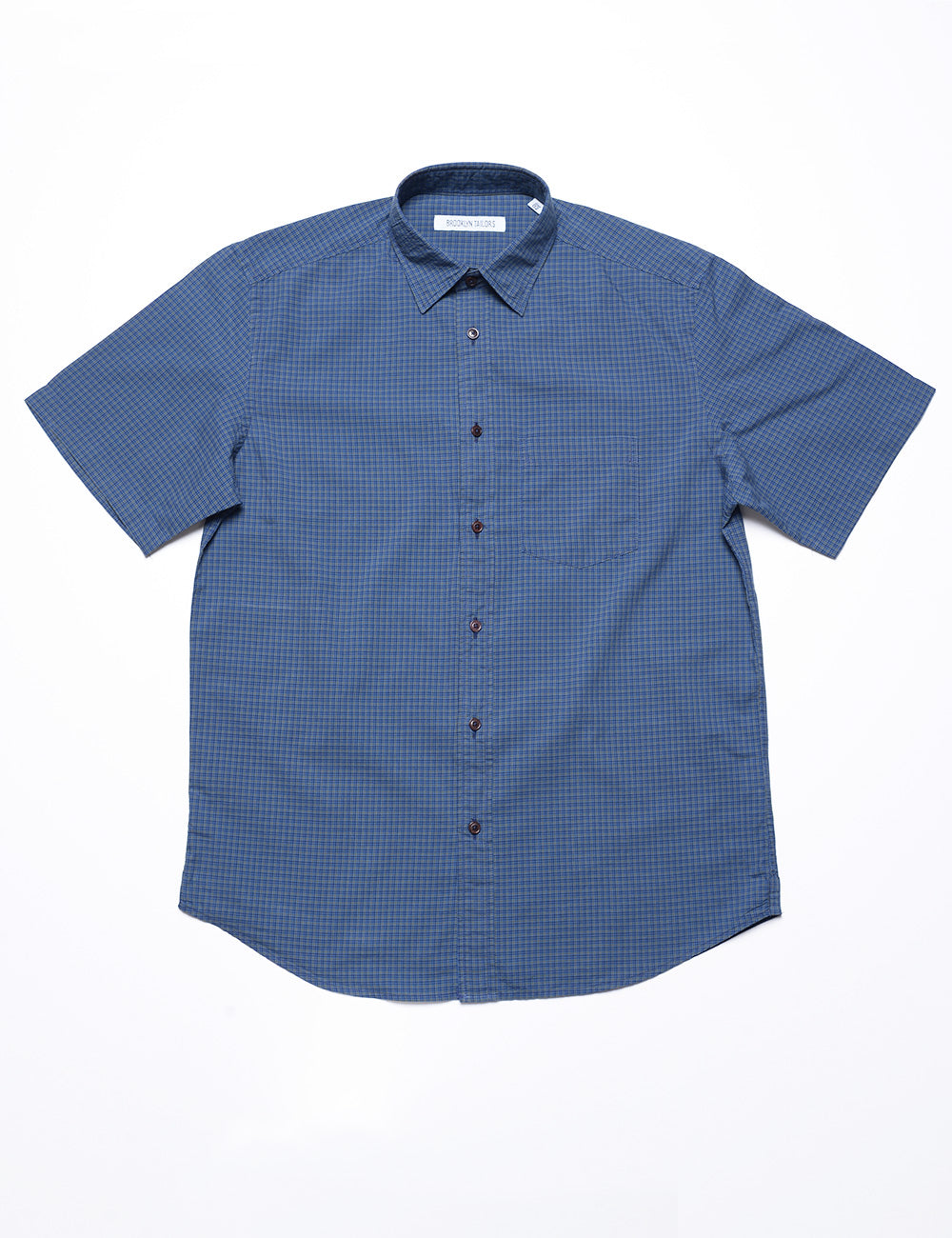 Brooklyn Tailors BKT14 Casual Shirt in Washed Poplin - Skyline full length flat shot