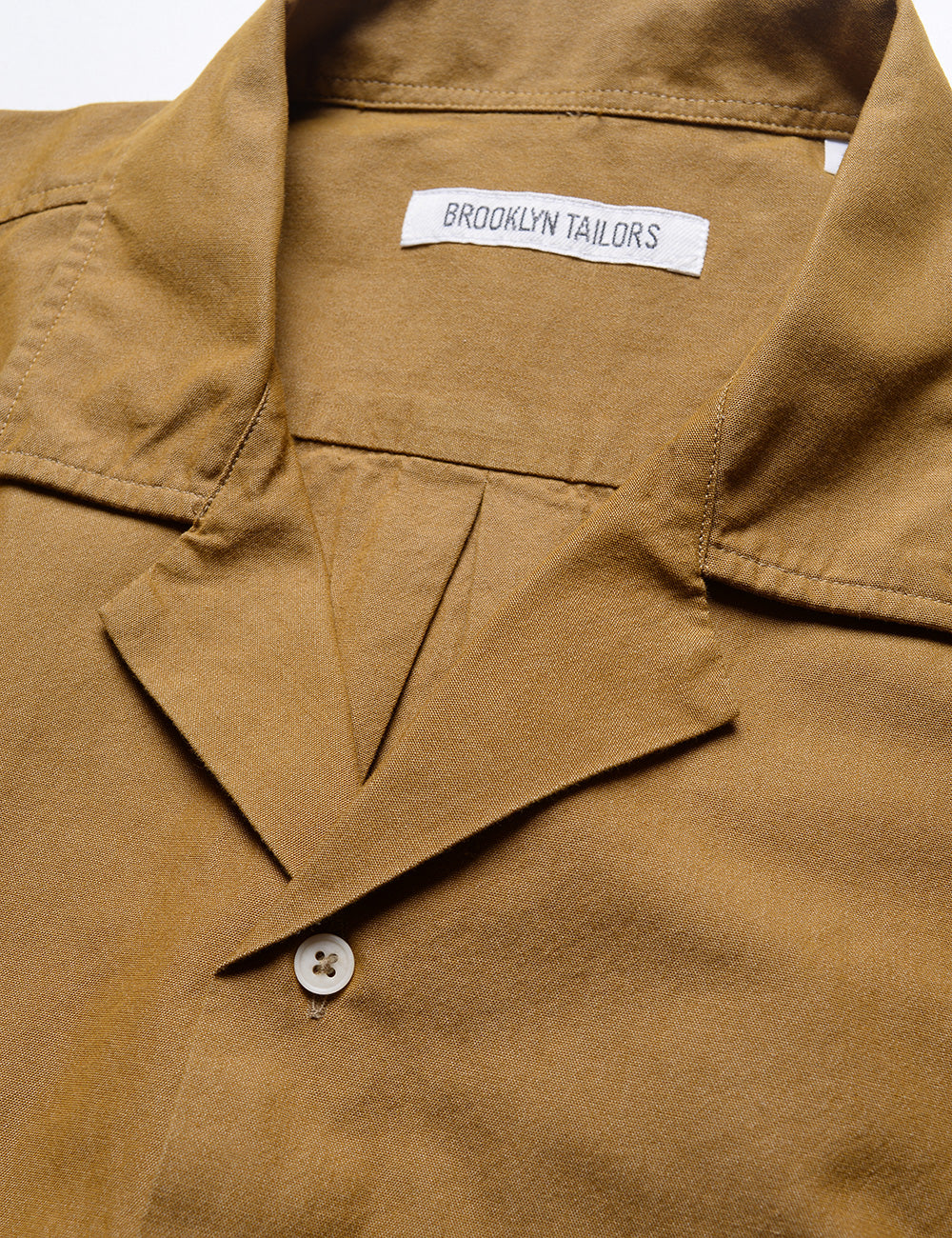 FINAL SALE: BKT18 Camp Shirt in Crisp Poplin - Mustard