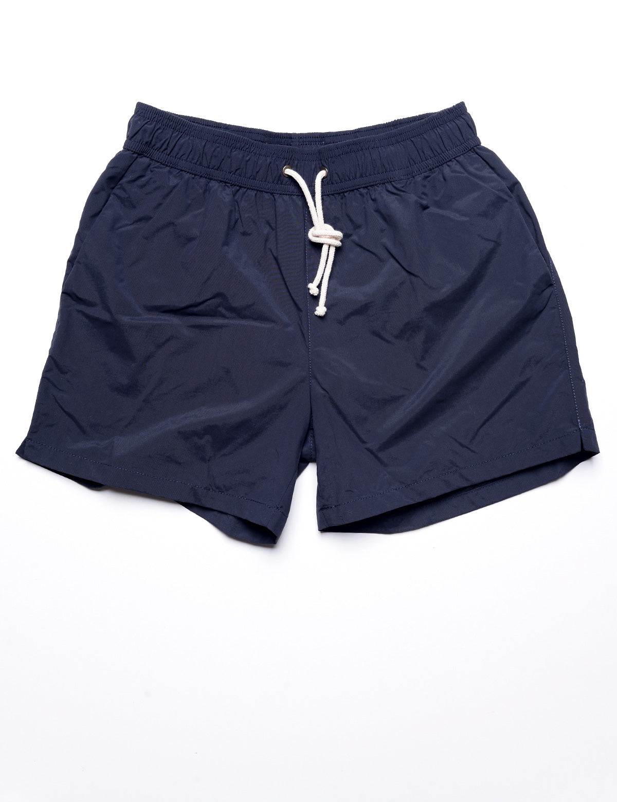 Flat front shot of Ripa Ripa Swim Shorts in Blu Notte