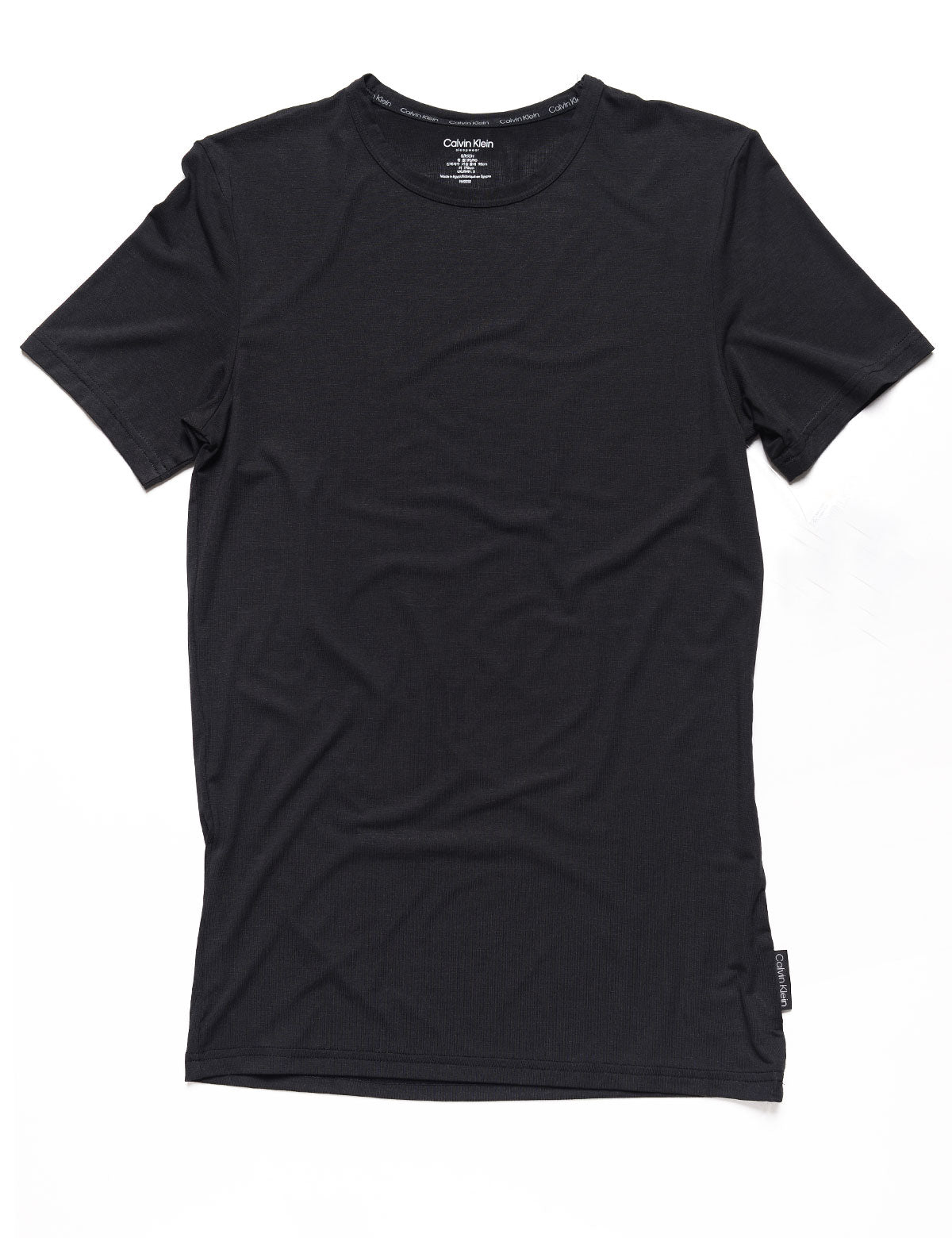 Flat shot of Ultra-Soft Modern Short Sleeve Crew Tee - Black