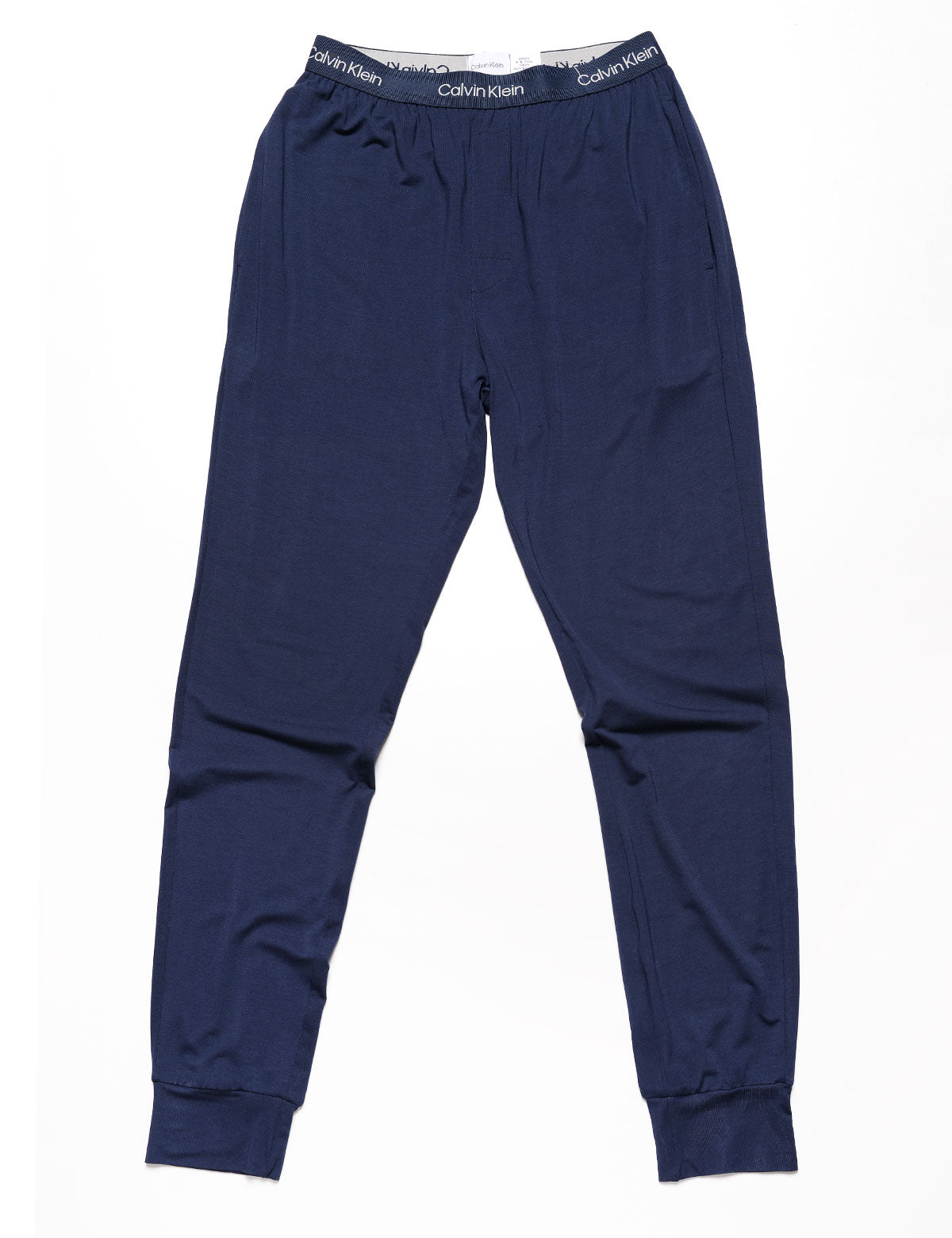 Full length flat shot of Calvin Klein Ultra-Soft Modern Jogger - Blue Shadow